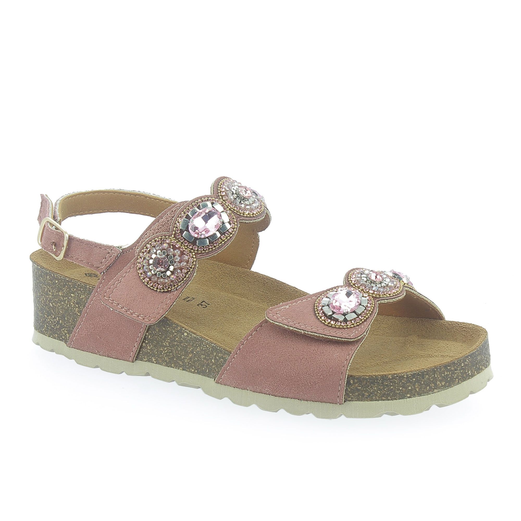 Sanagens
Sandali con tomaia
e cinturino alla
caviglia e suola 4 cm