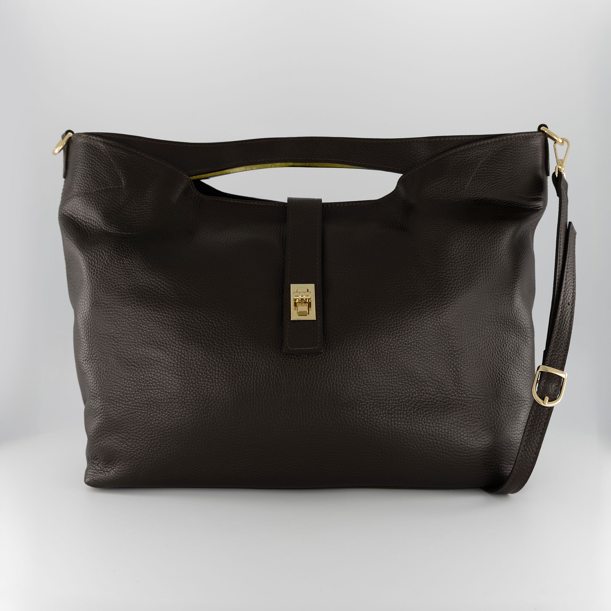 Le Corone Bags
Borsa Top Lux
a spalla in pelle con
due manici