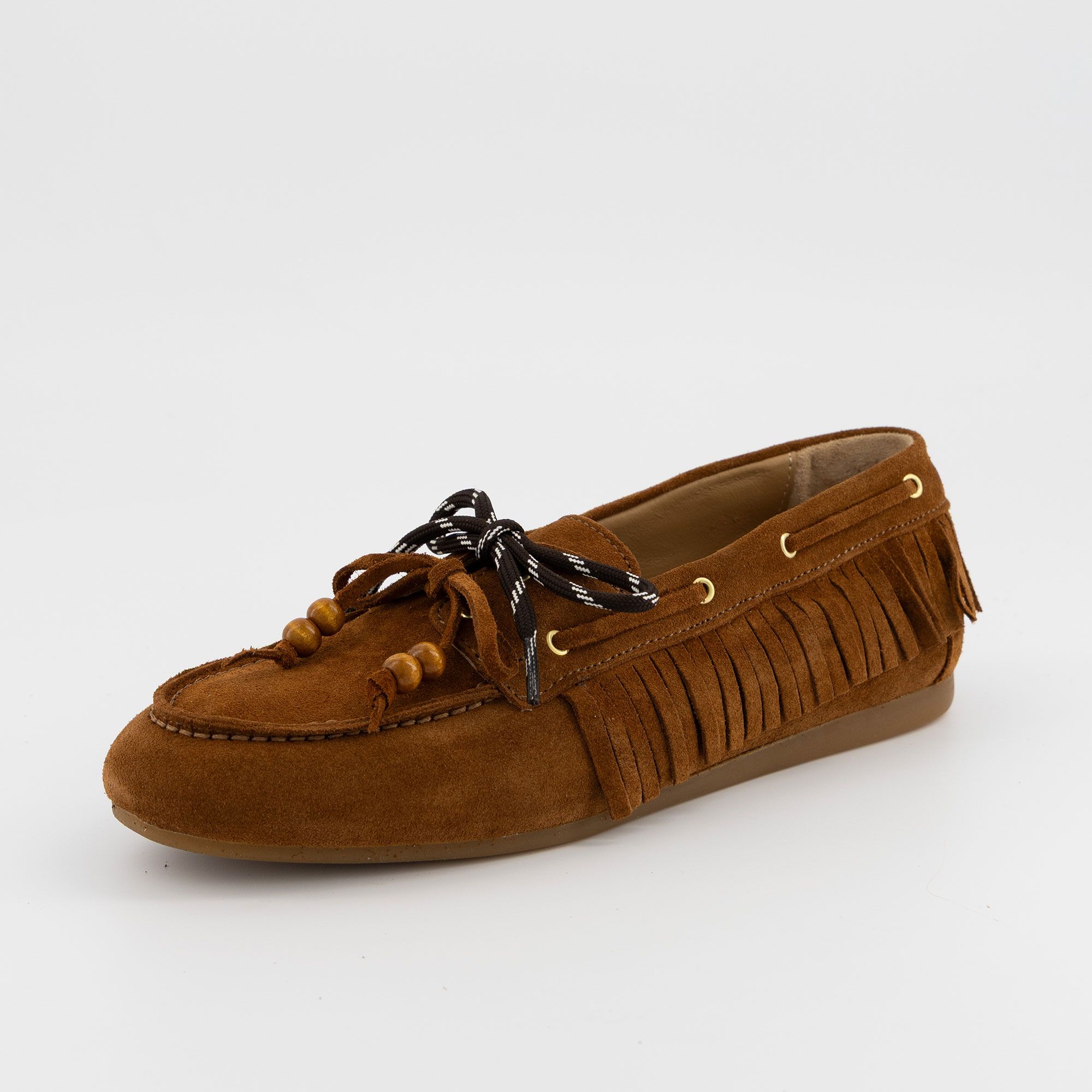 Galieti
Mocassini in pelle
scamosciata con
tacco 1cm