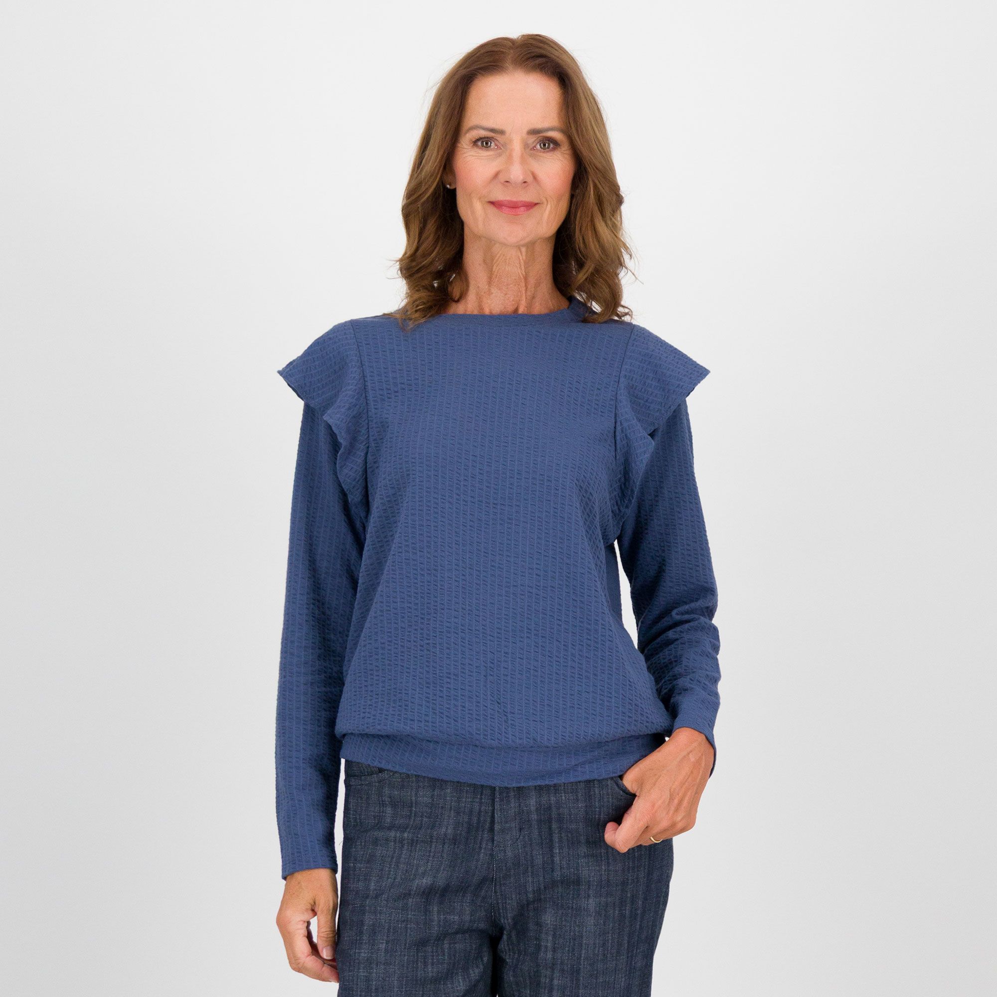 Modern Soul
by AnyBody
Blusa in tessuto
jacquard con rouches