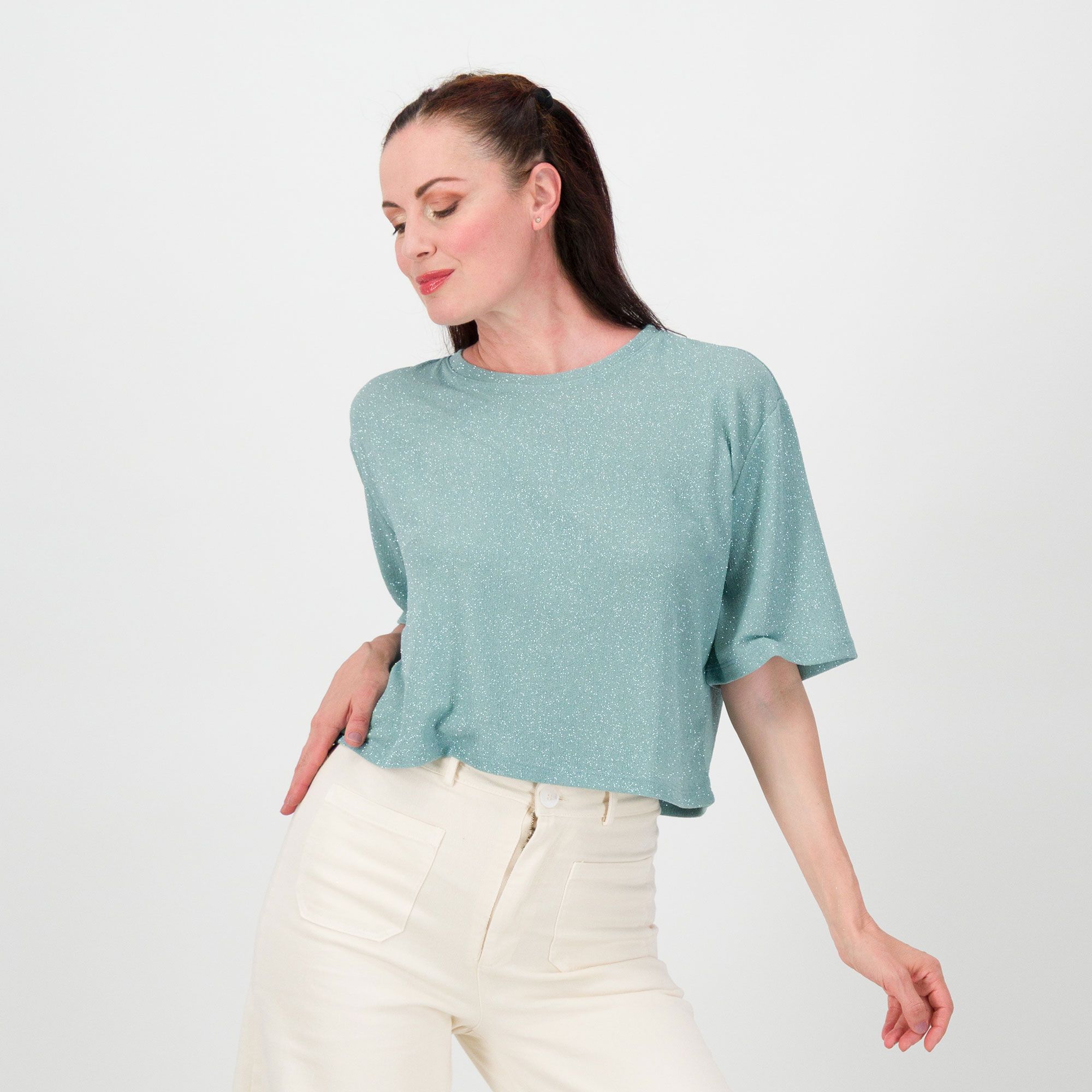 Palazzo Moda T-shirt con scollo tondo