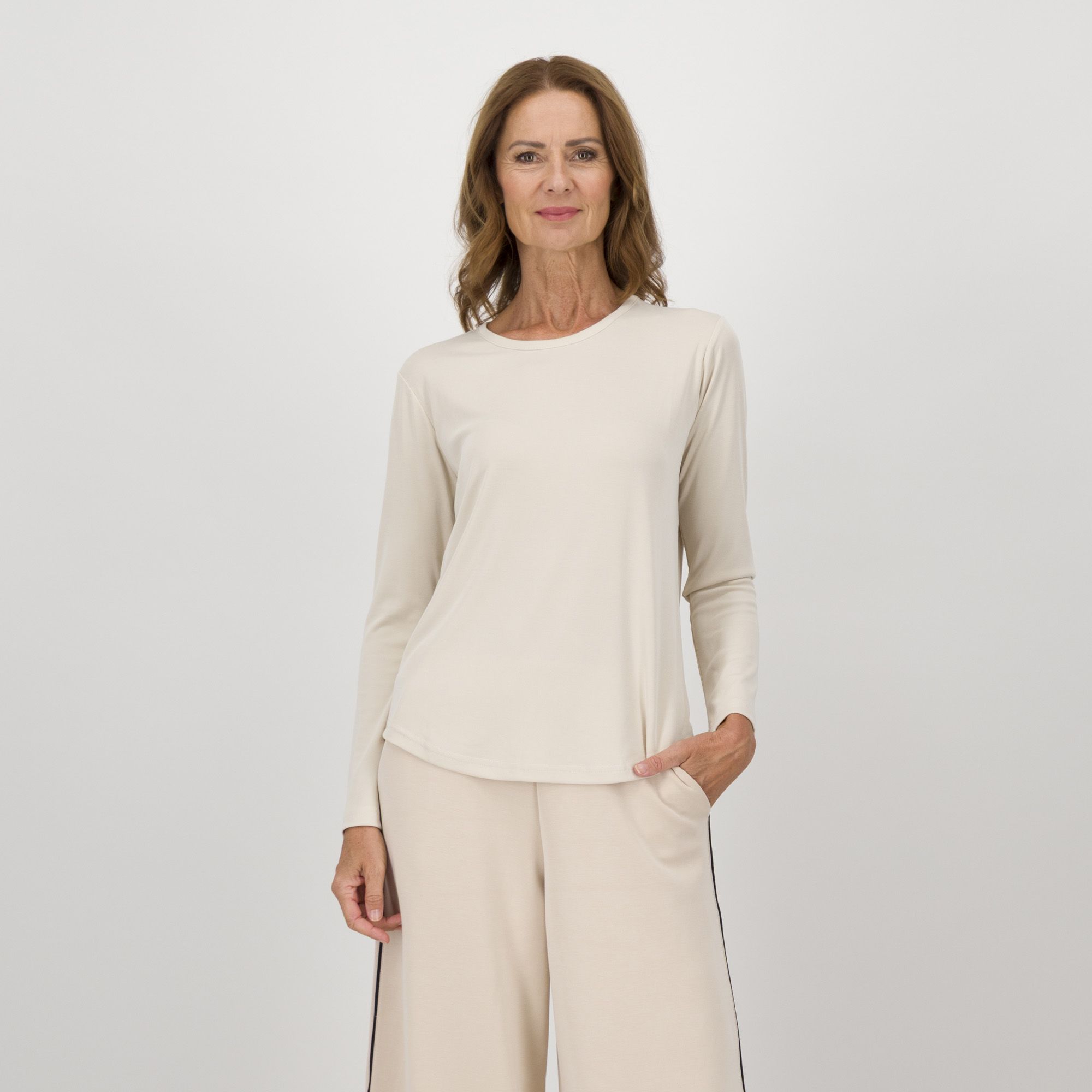 Bianca Della Torre
T-shirt a costine
a maniche lunghe