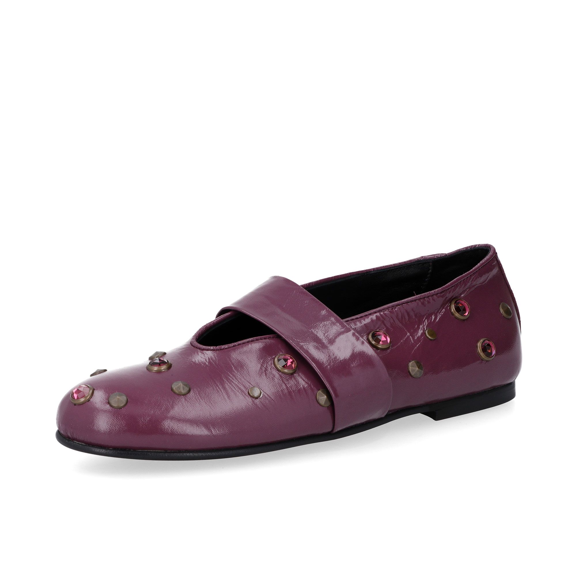 Gioia A.
Scarpe Mary Jane
basse in pelle
con borchie
