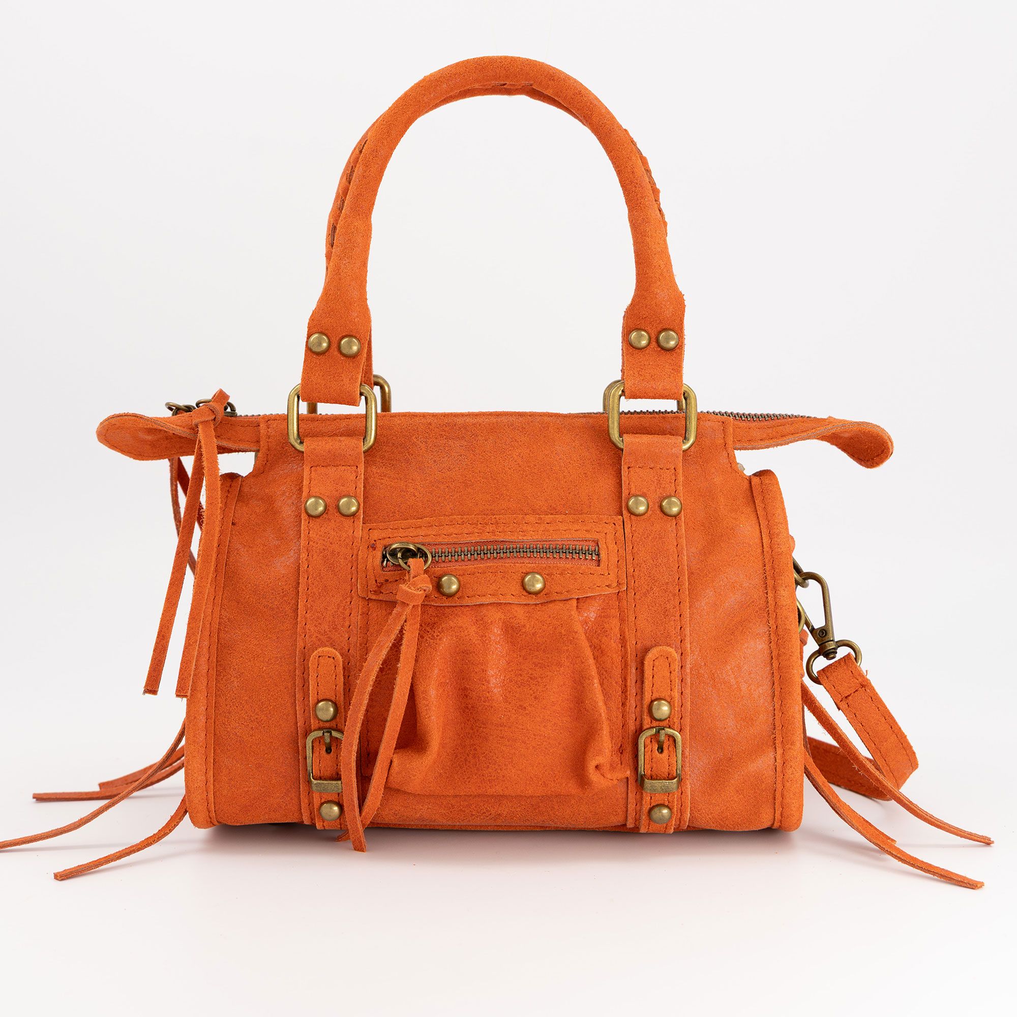 Le Corone Bags
Borsa a mano
Mini Baly in pelle
con tracolla