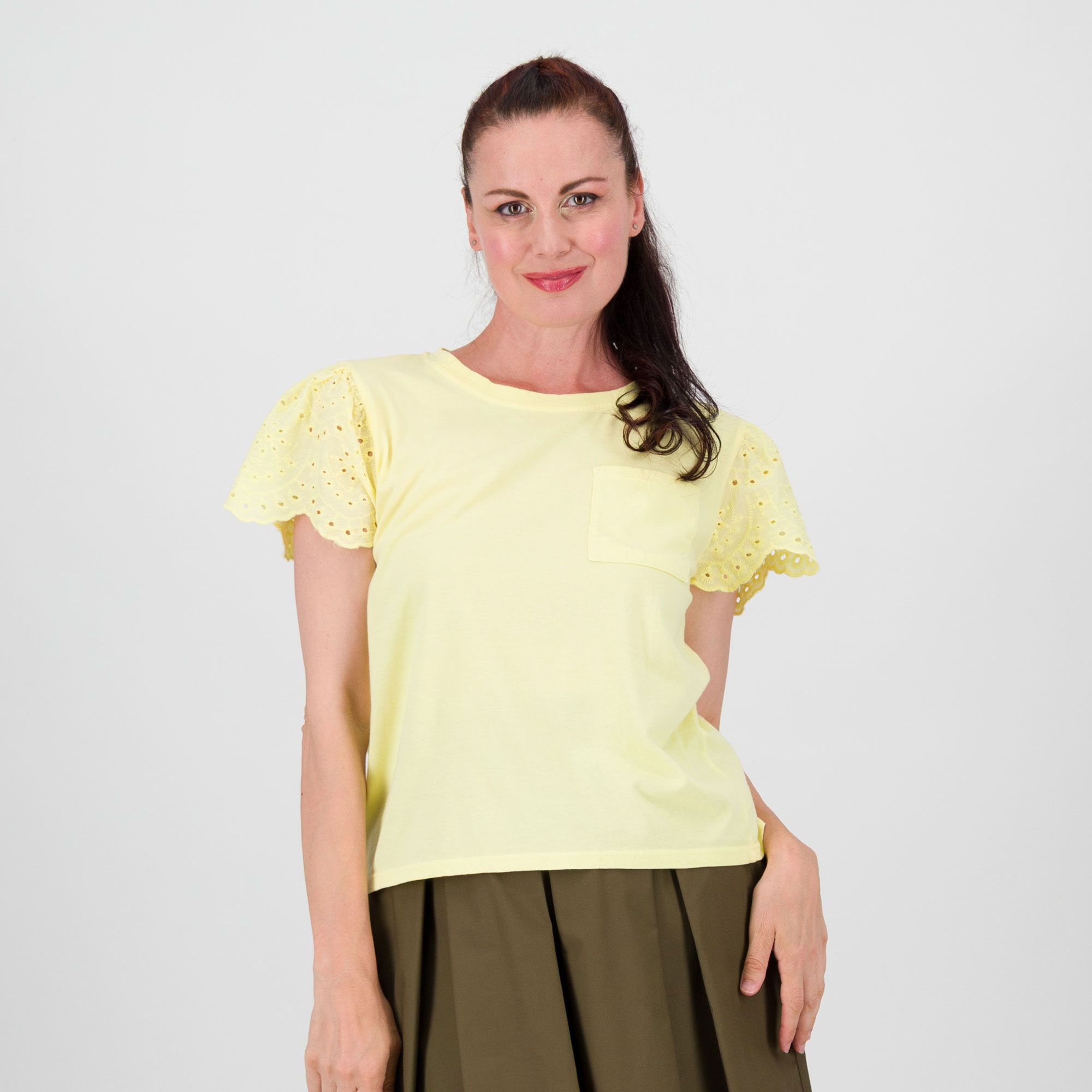 Palazzo Moda
T-shirt in cotone con
maniche corte