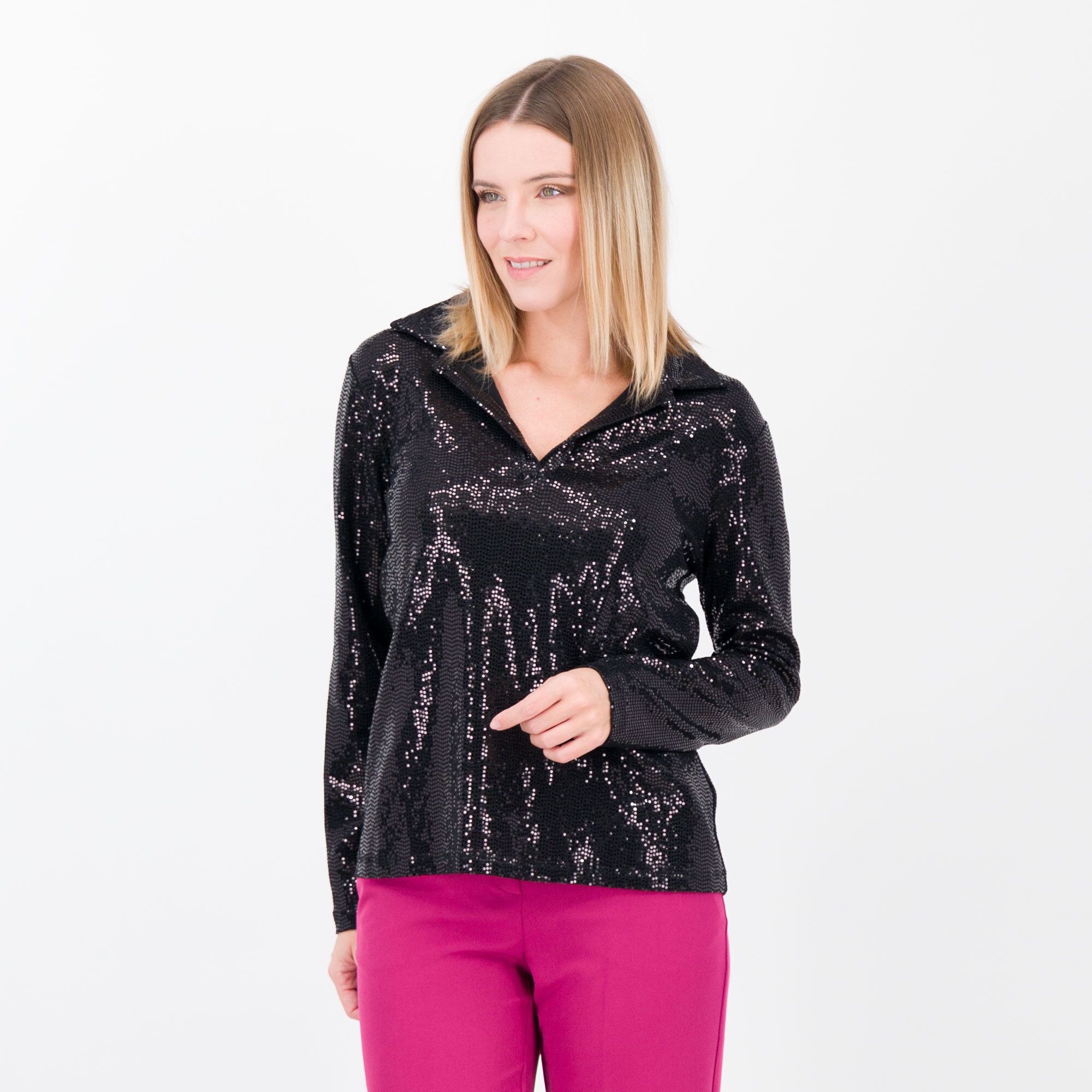 Image of EXTESA Maglia a manica lunga in paillettes061