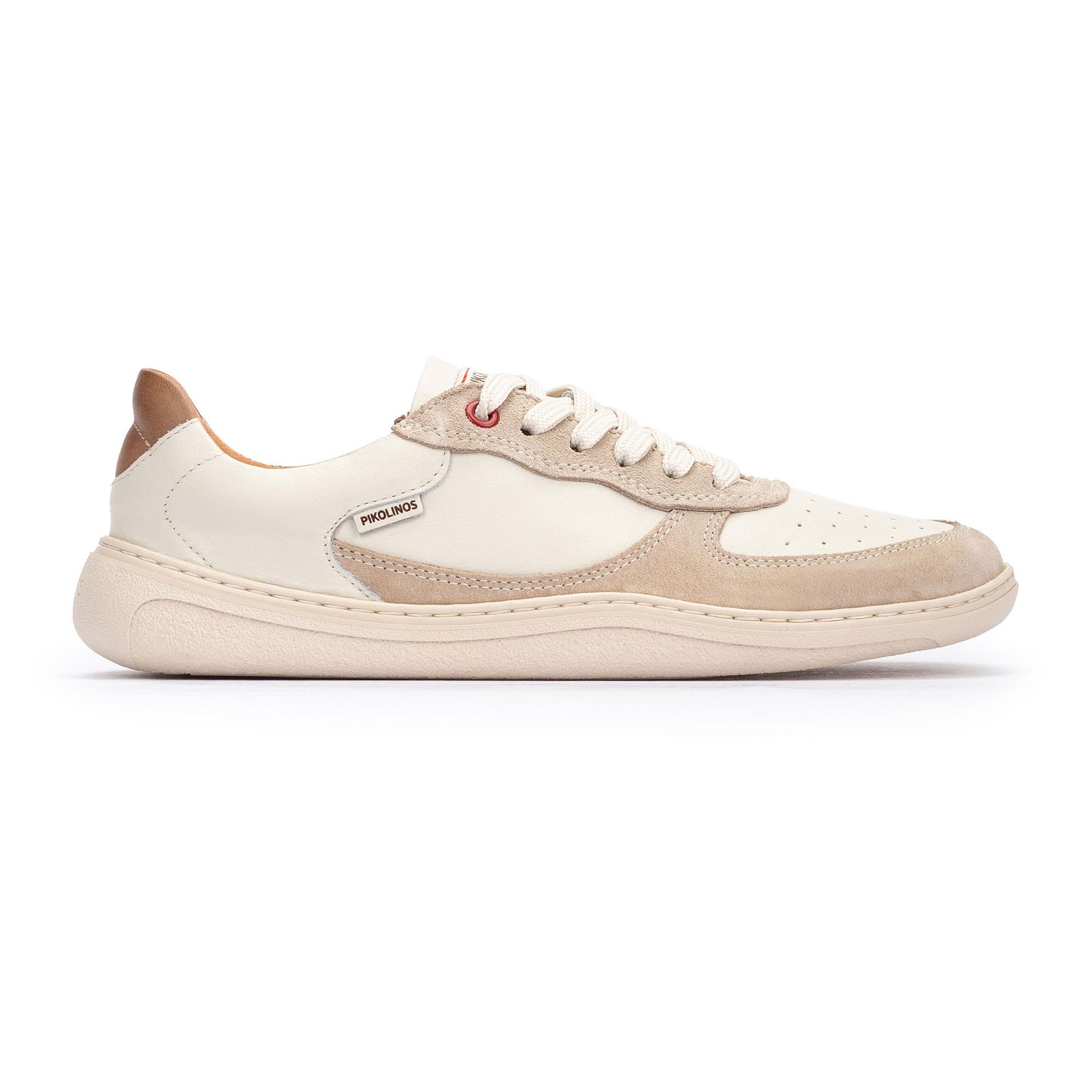 Pikolinos Sneaker in pelle barefoot con cuciture in rilievo
