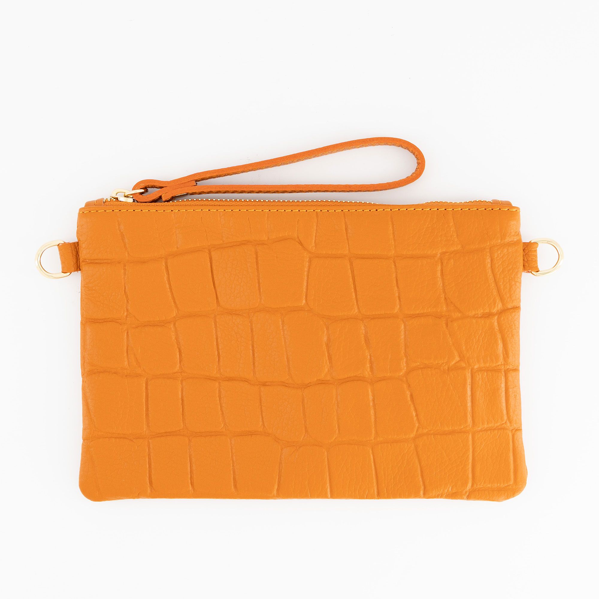 Le Corone Bags
Pochette Sciccosetta
in pelle dollaro con
stampa cocco