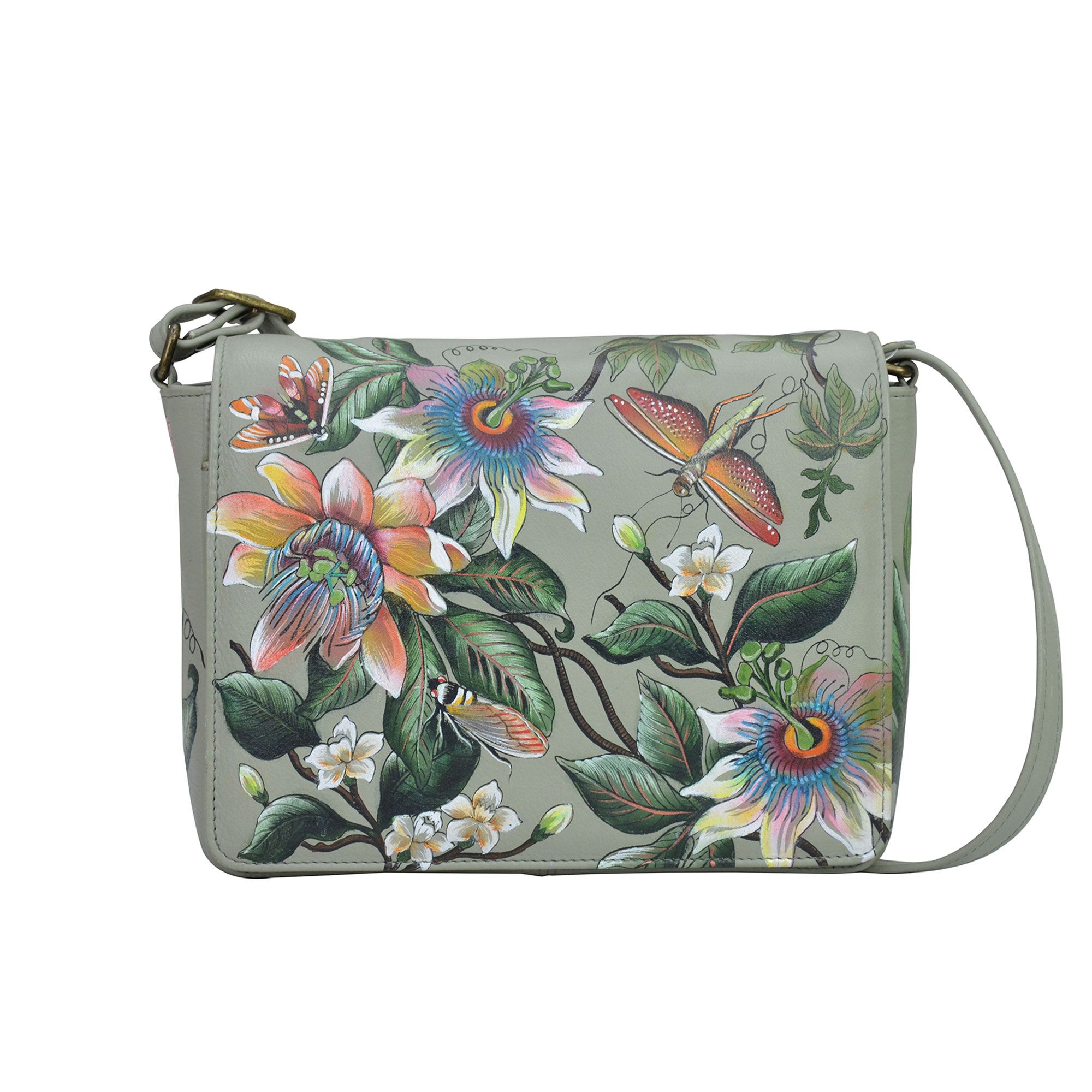 Anuschka
Borsa in pelle
dipinta a mano
tracolla regolabile