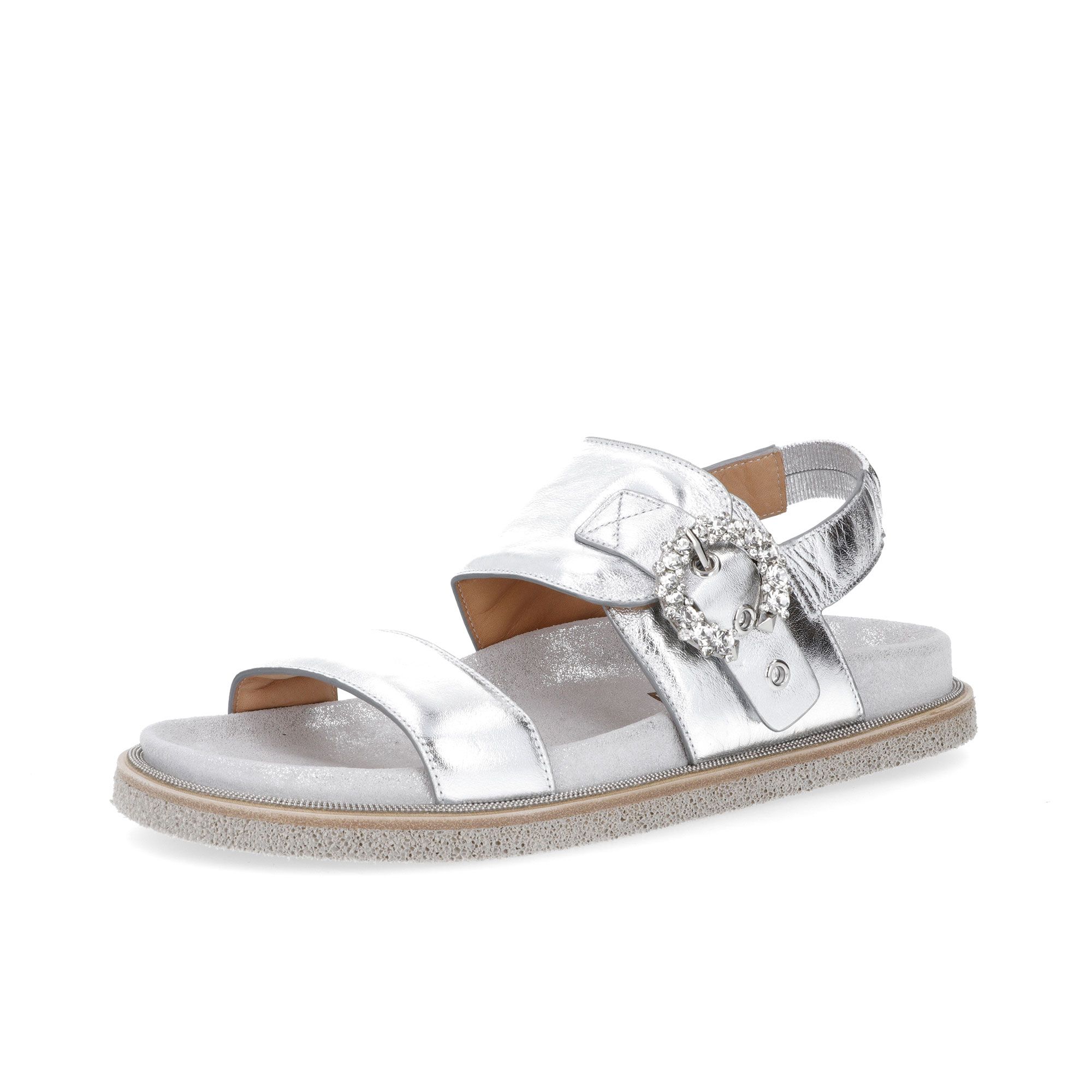Faire
Sandali in pelle
con inserto elastico
e suola 3 cm