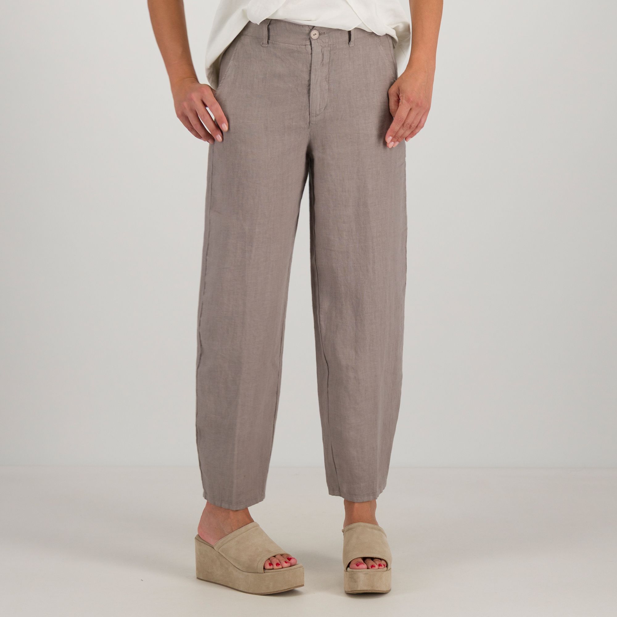 COLOUR LAB
Pantaloni in lino
con elastico