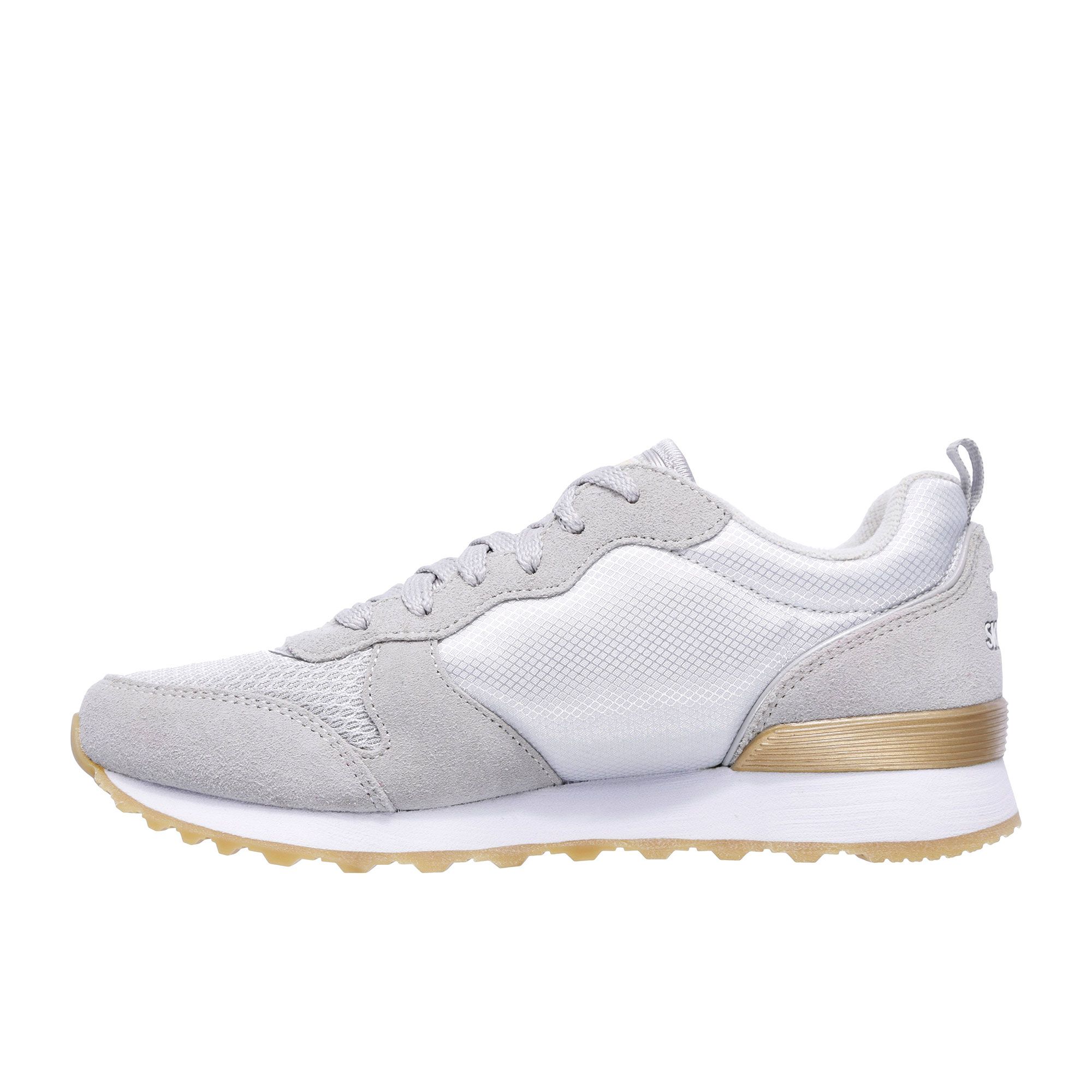 SKECHERS Sneaker con inserti in pelle scamosciata e soletta Memory Foam