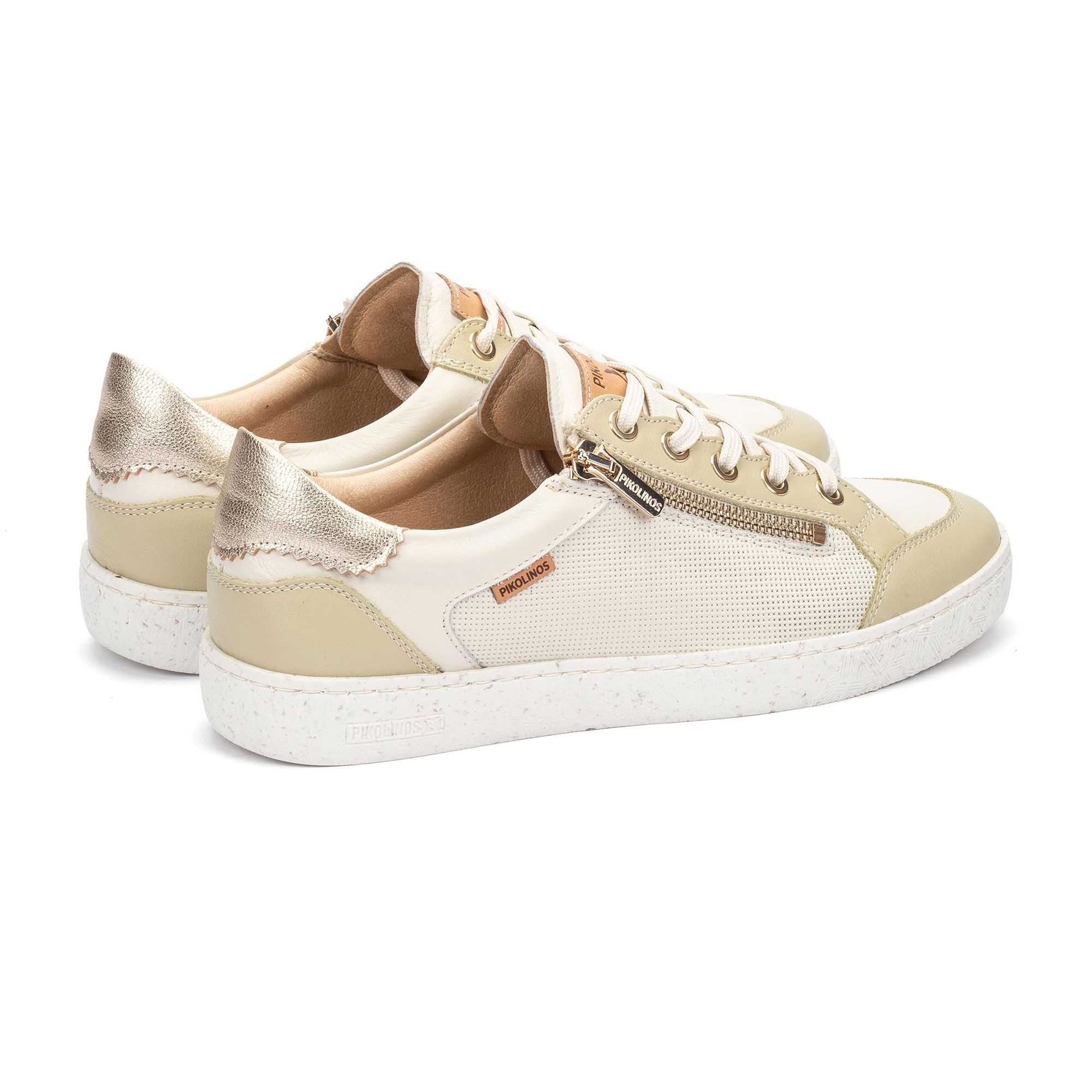 Pikolinos Sneaker in pelle con inserti e suola 2,5 cm