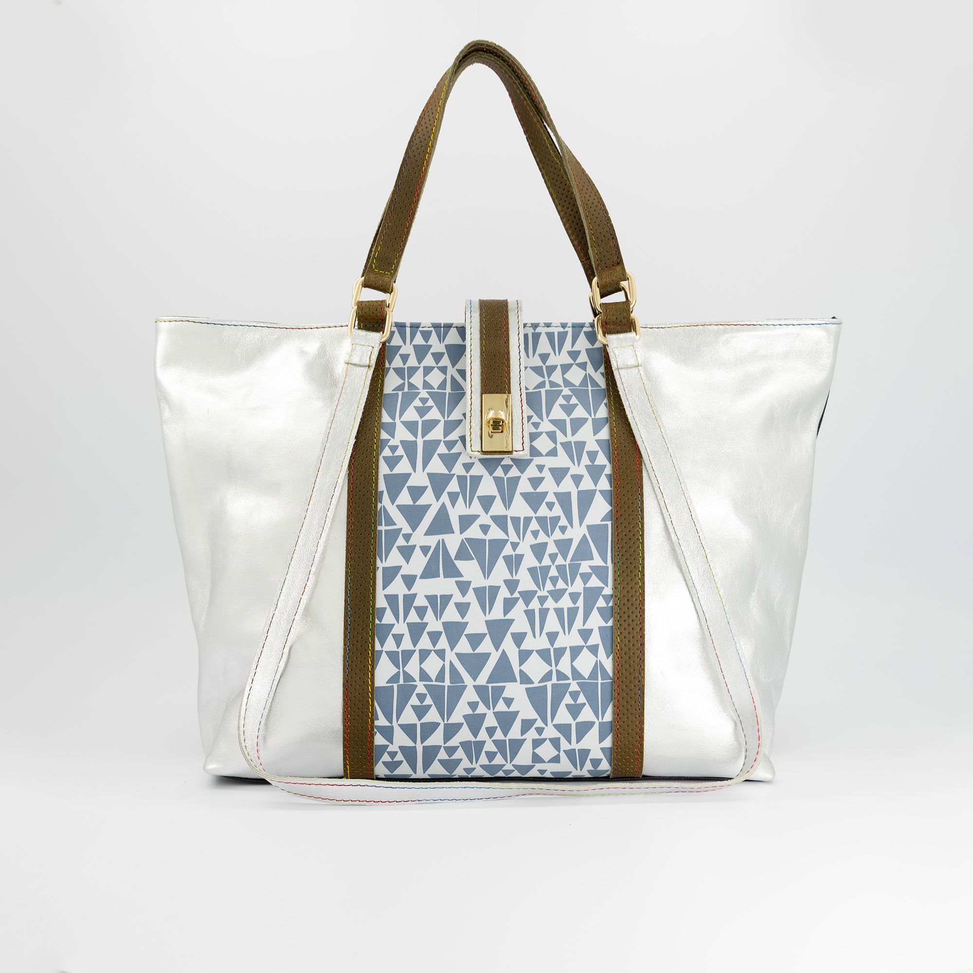 Ebarrito
Borsa a spalla
Unity in pelle
patchwork