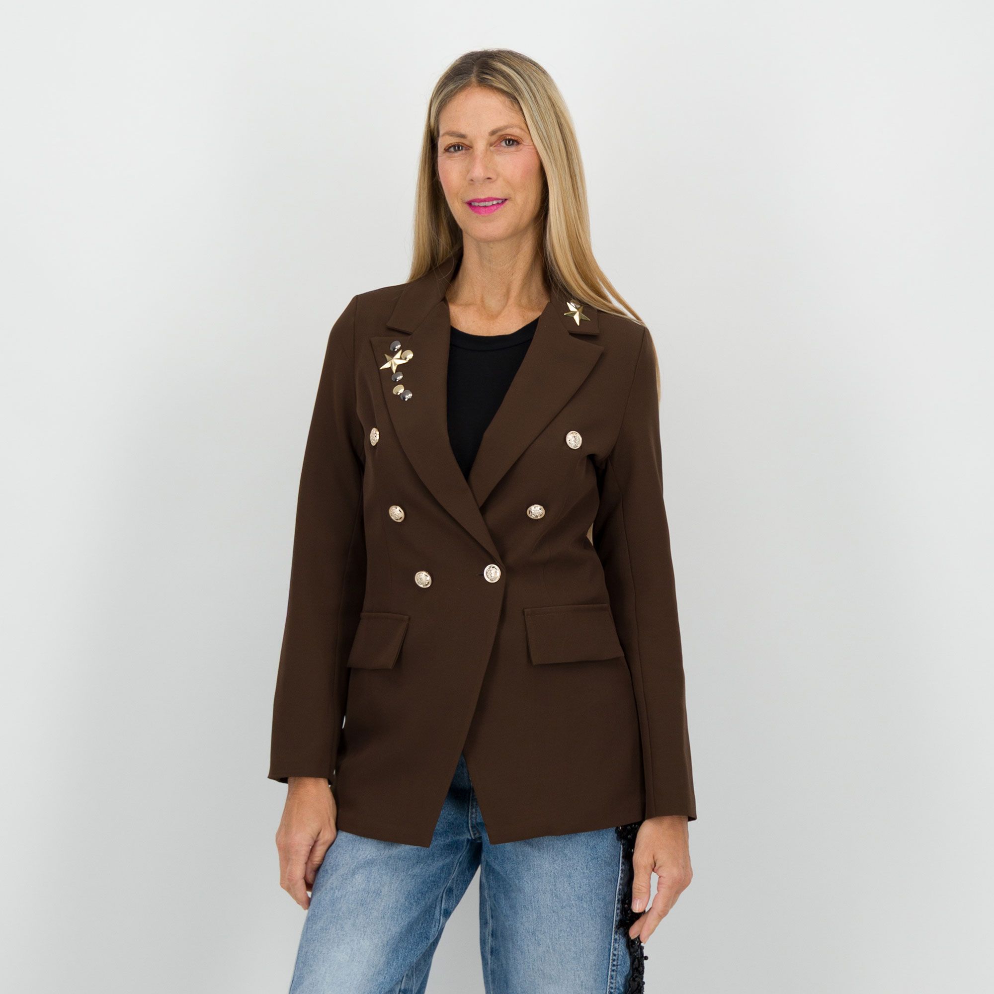 Stefano Ghilardi
Blazer doppiopetto
con collo revers