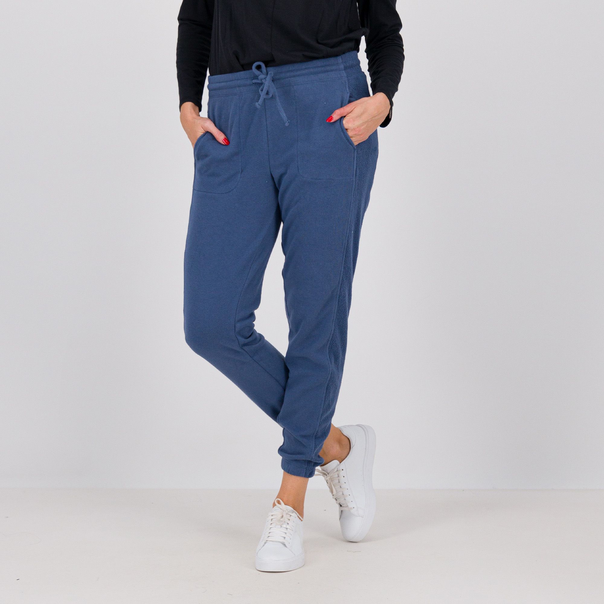 QVC Modern Soul by AnyBody Pantaloni in felpa con elastico al fondo