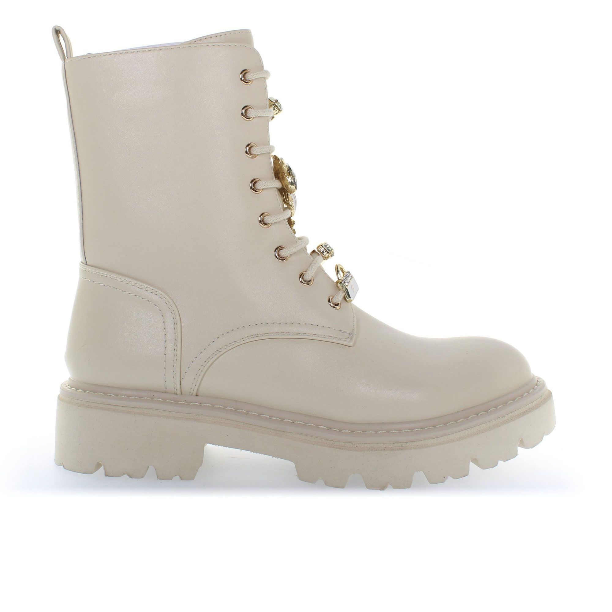 Kharisma
Anfibi stringati
con charm removibili
tacco 4 cm