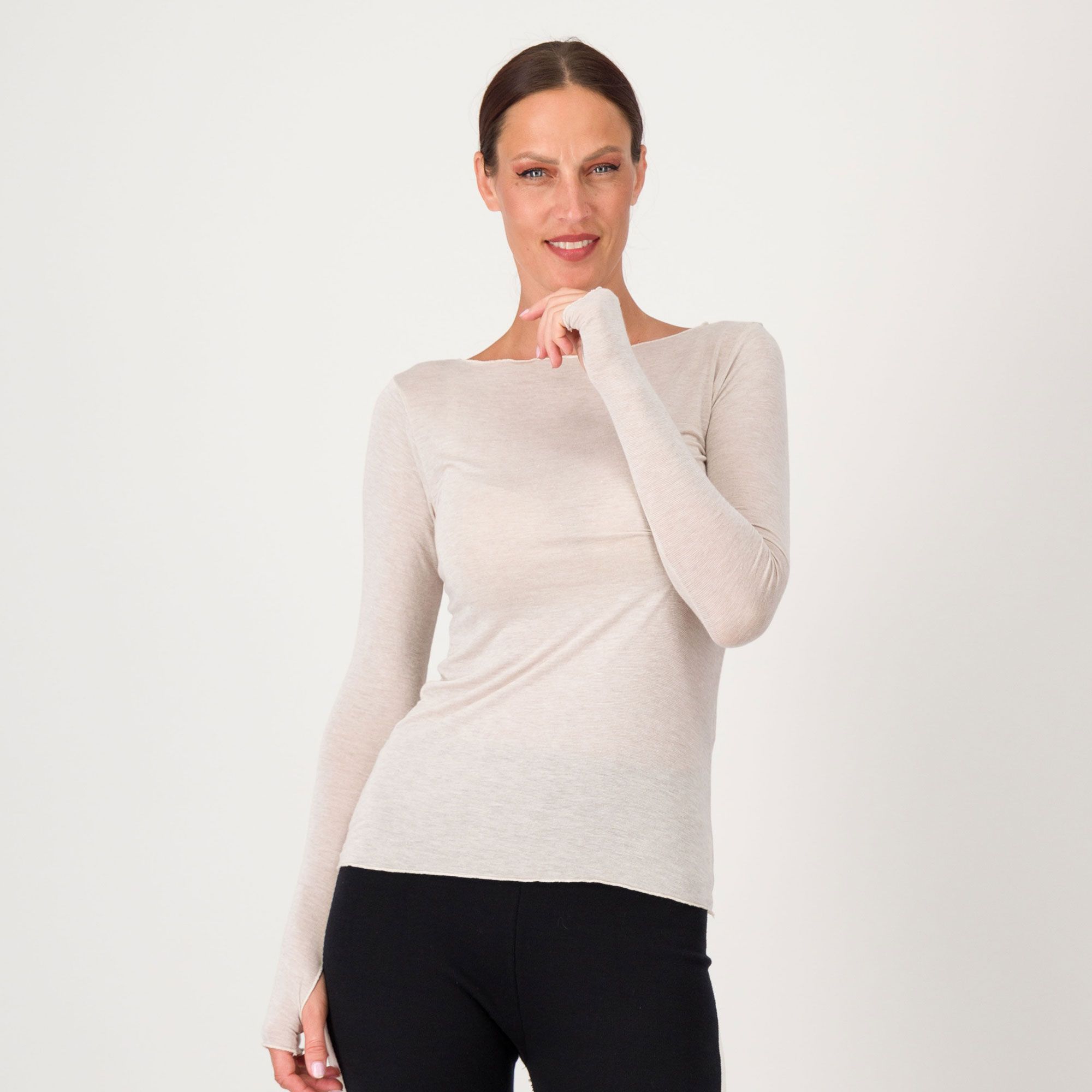 Enjoy Tricot
Maglia in filato
di viscosa e
cachemire