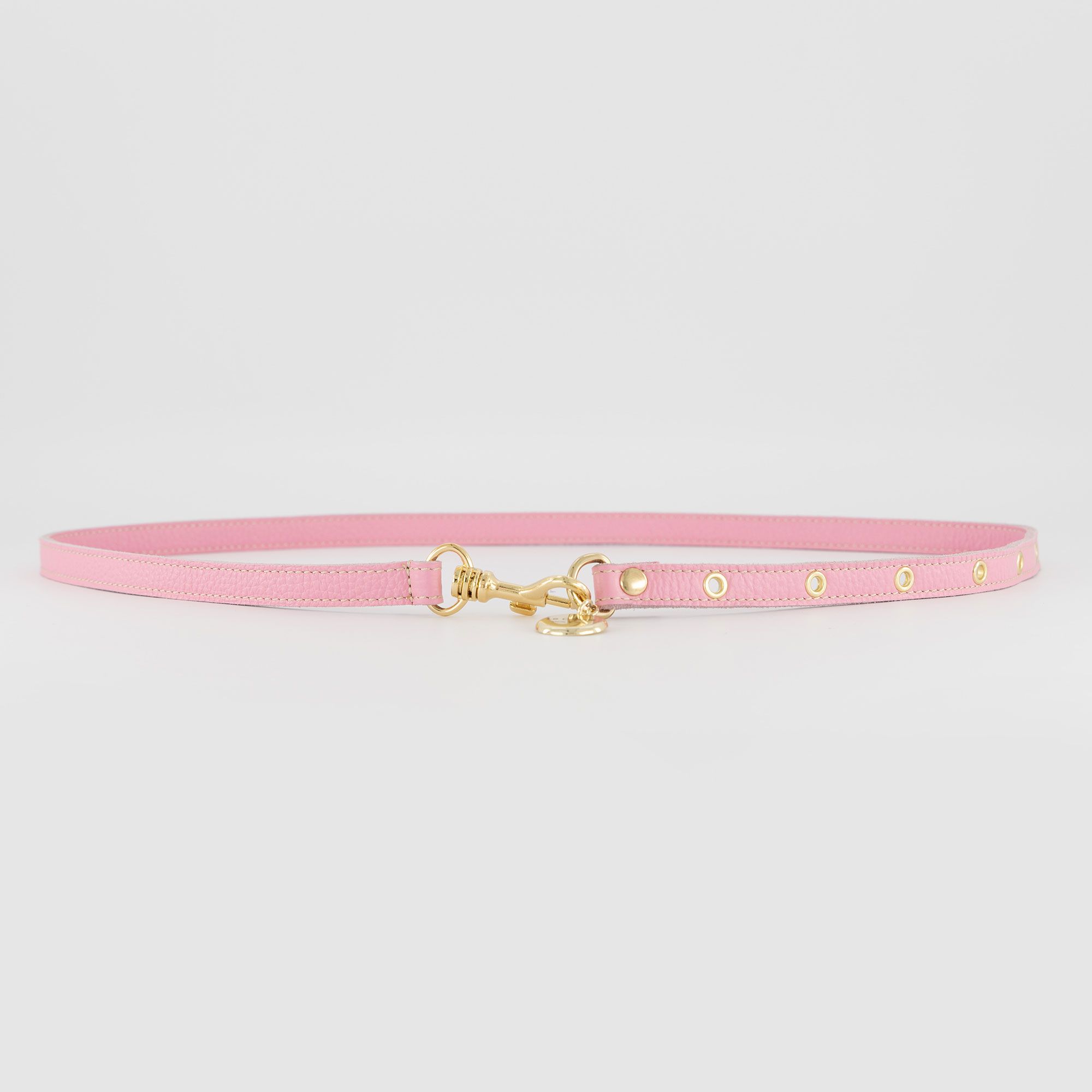 Le Corone Bags Cintura Slim Belt D in pelle con moschettone