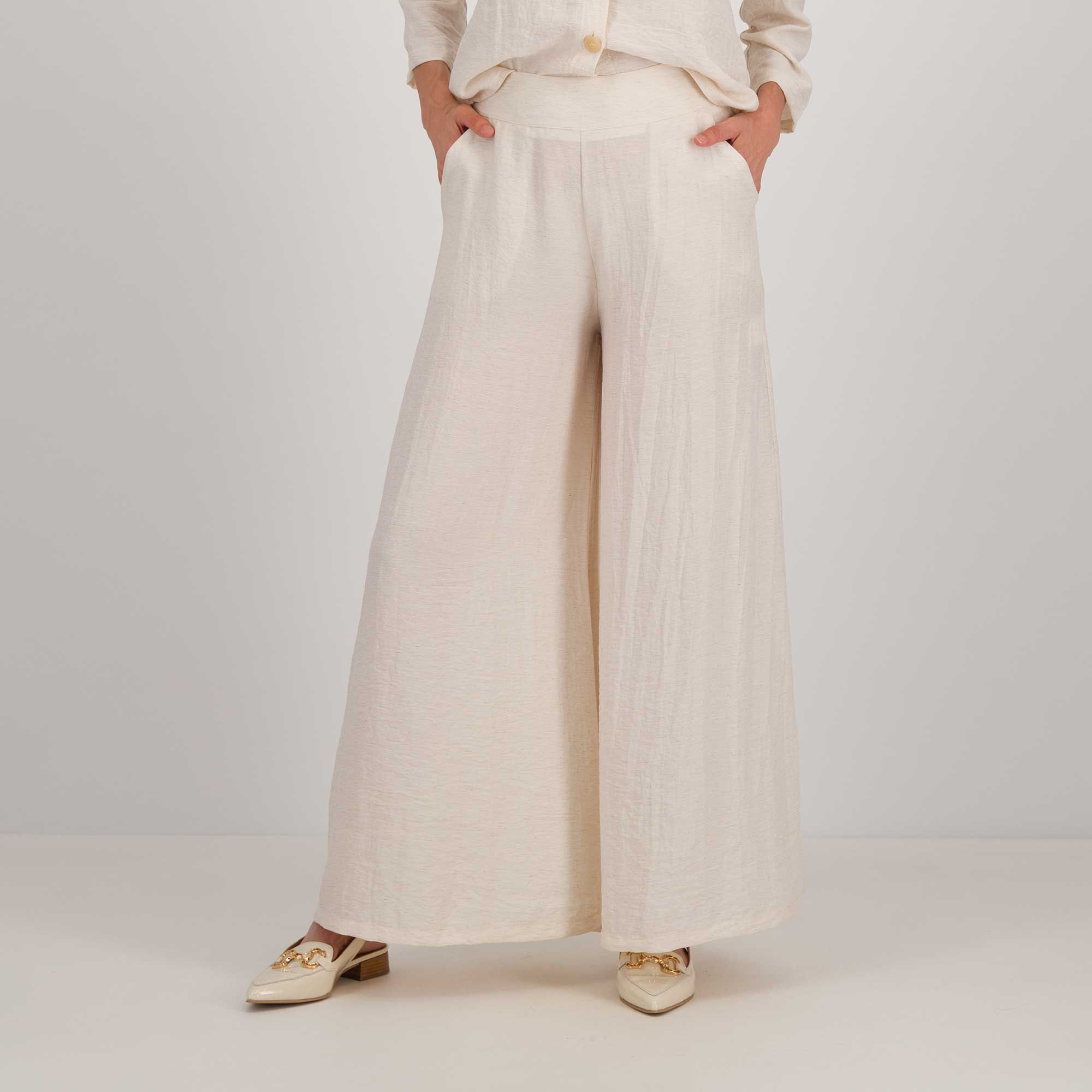 M’ama
Pantaloni palazzo
con lino