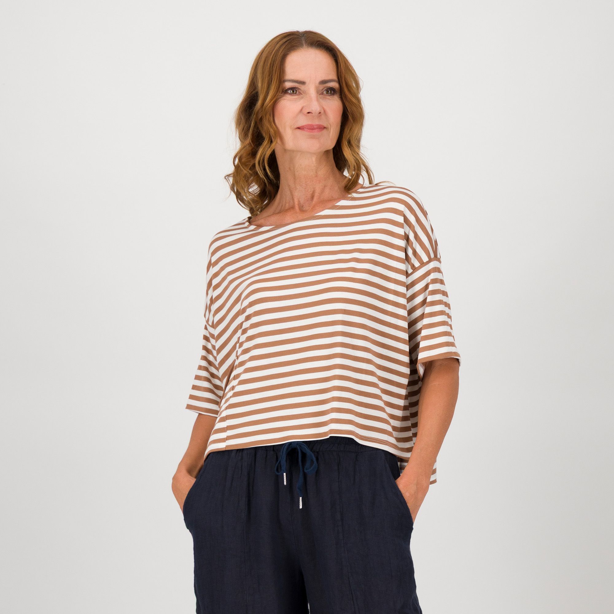 Lucrezia Sciortino
Maglia over a righe
in viscosa