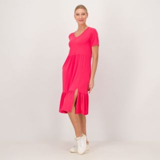 Cuddl Duds
Abito midi 
in jersey stretch
con gonna a balze
