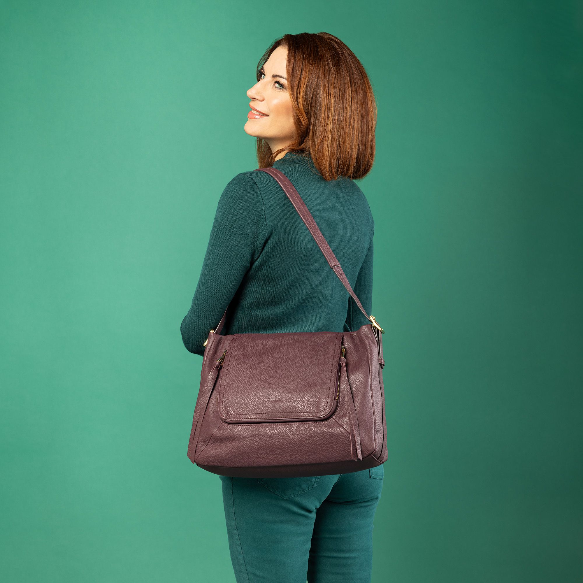 Aimee Kestenberg
Borsa a spalla
in pelle con
manico superiore