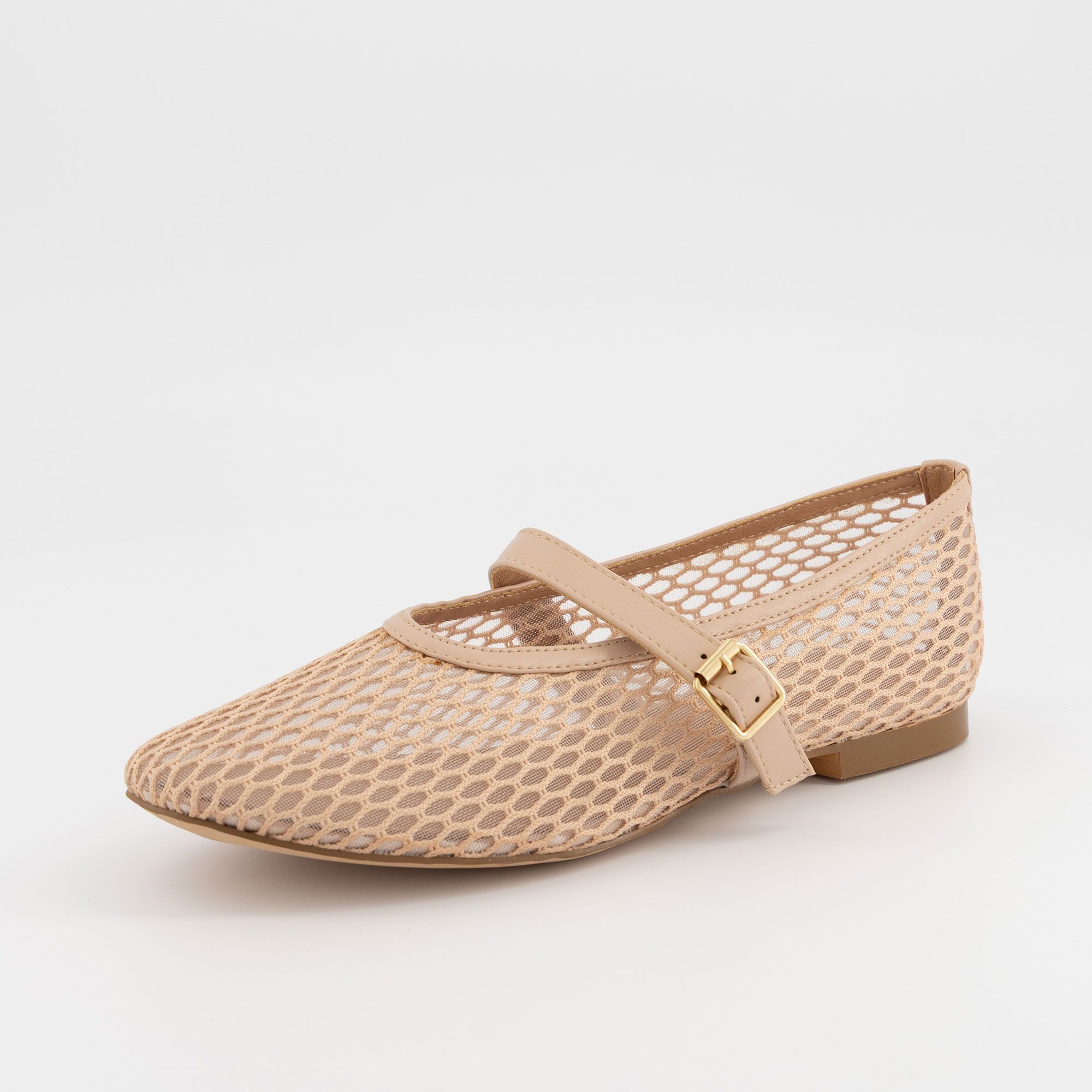 Kharisma
Ballerine tomaia
a rete con cinturino
e tacco 1 cm