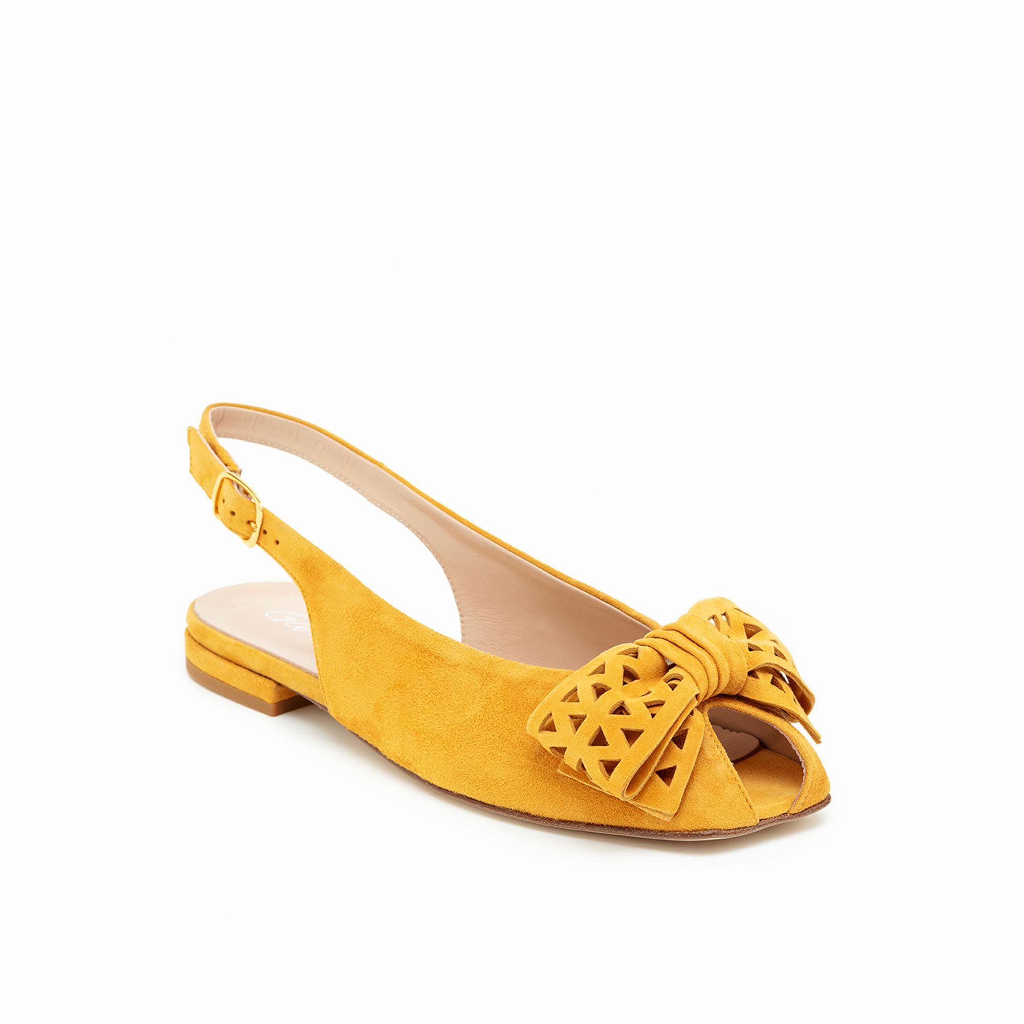 Galieti
Scarpe slingback
in pelle scamosciata
con tacco 1,5 cm