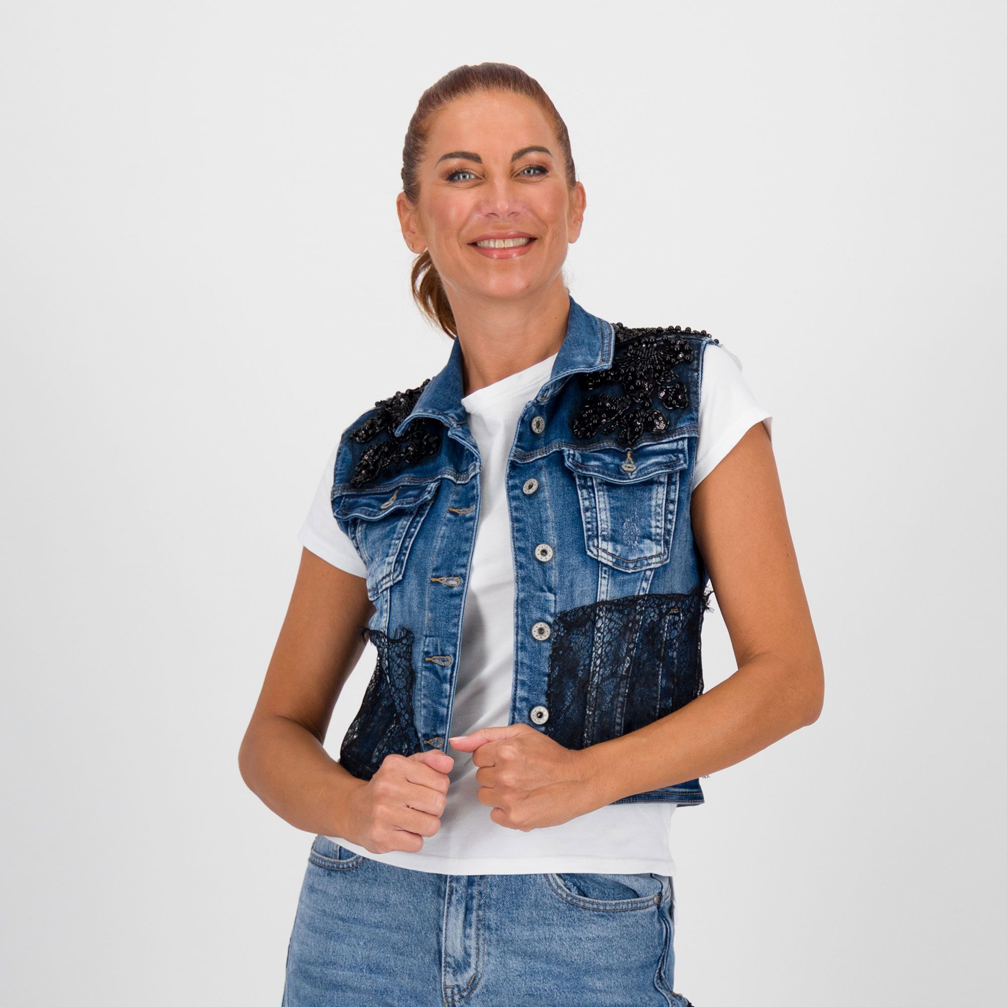 Stefano Ghilardi
Gilet in jeans
elasticizzato