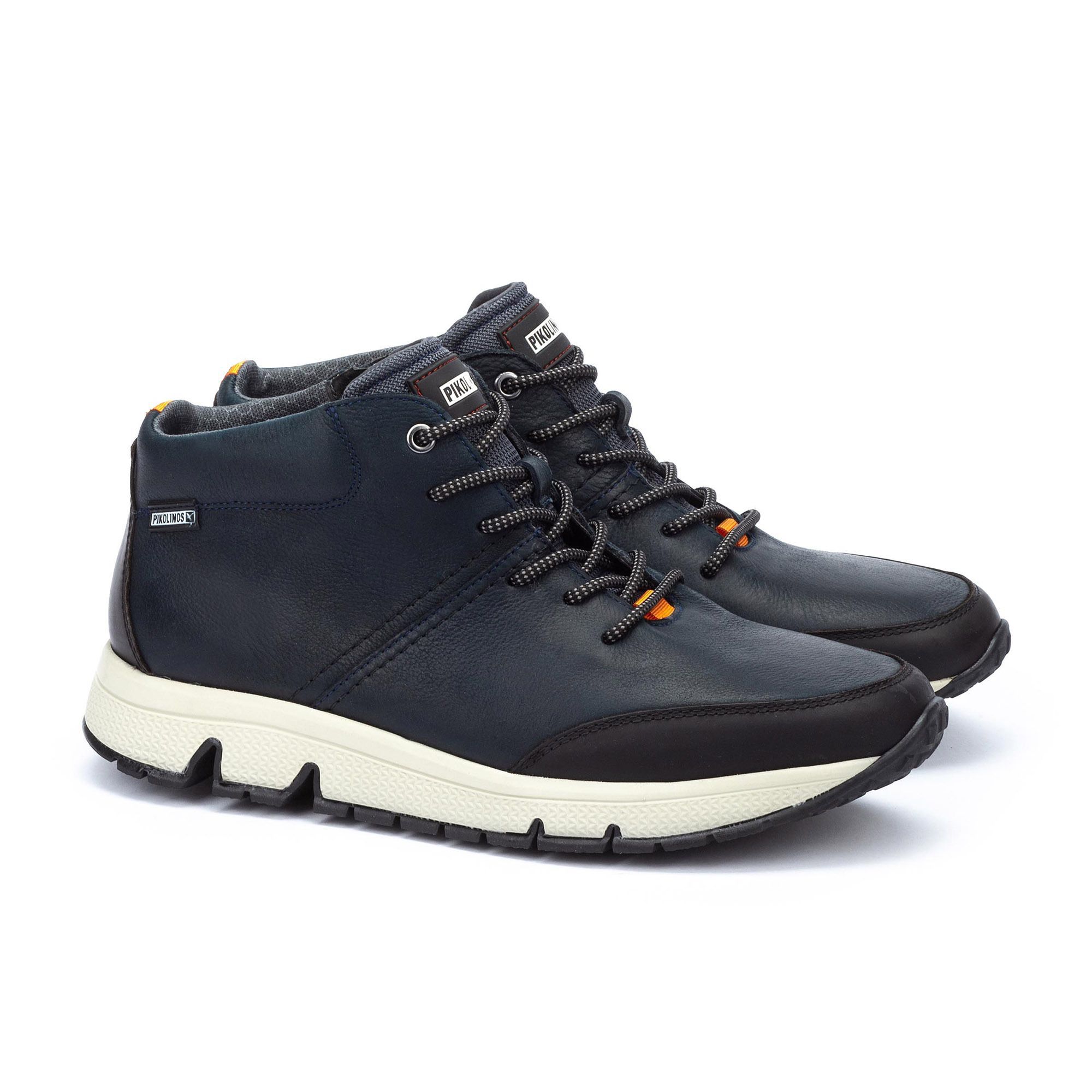 QVC Pikolinos Sneaker alta da uomo in pelle con Memory Foam