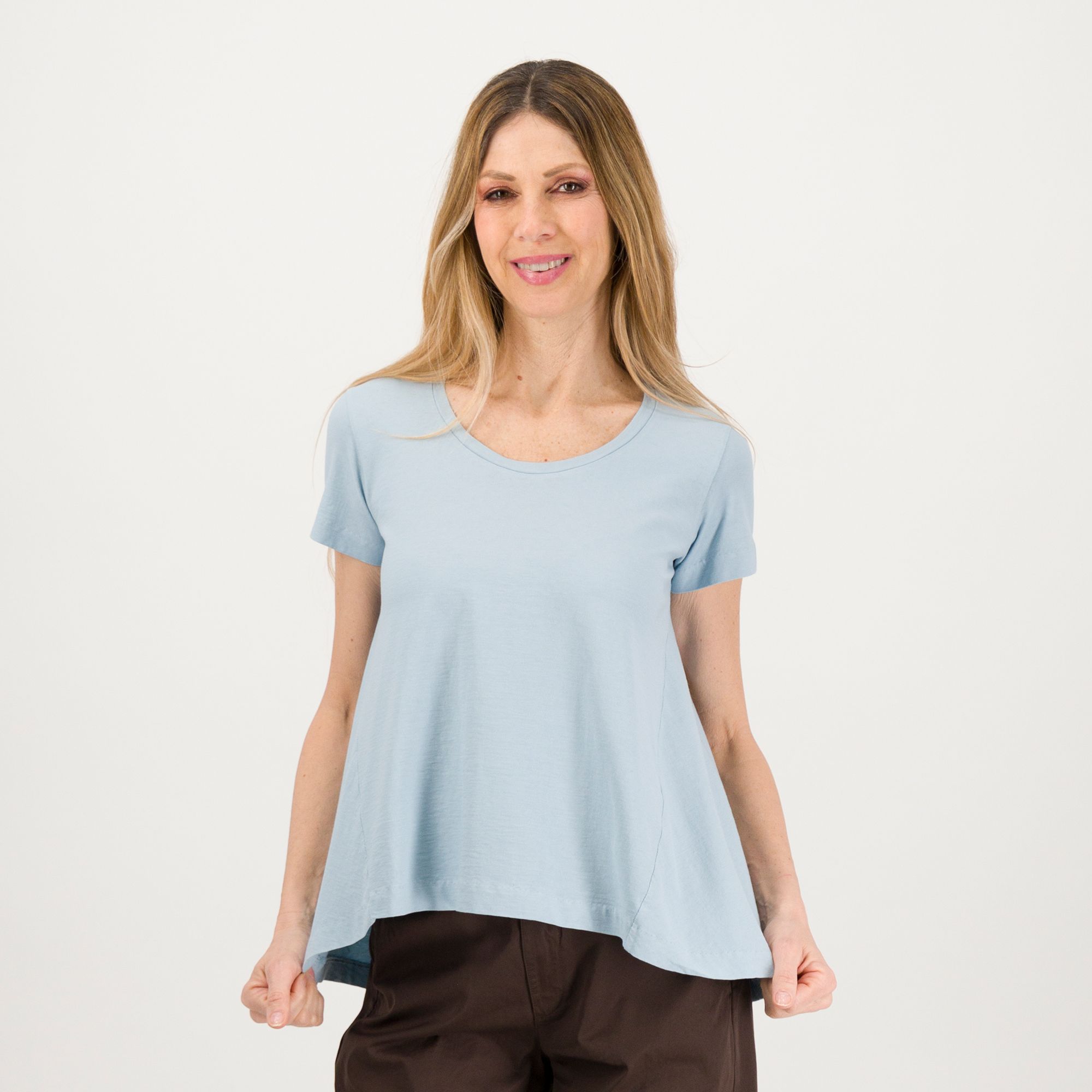 Image of Colour Lab T-shirt in jersey di cotone con scollo tondo061