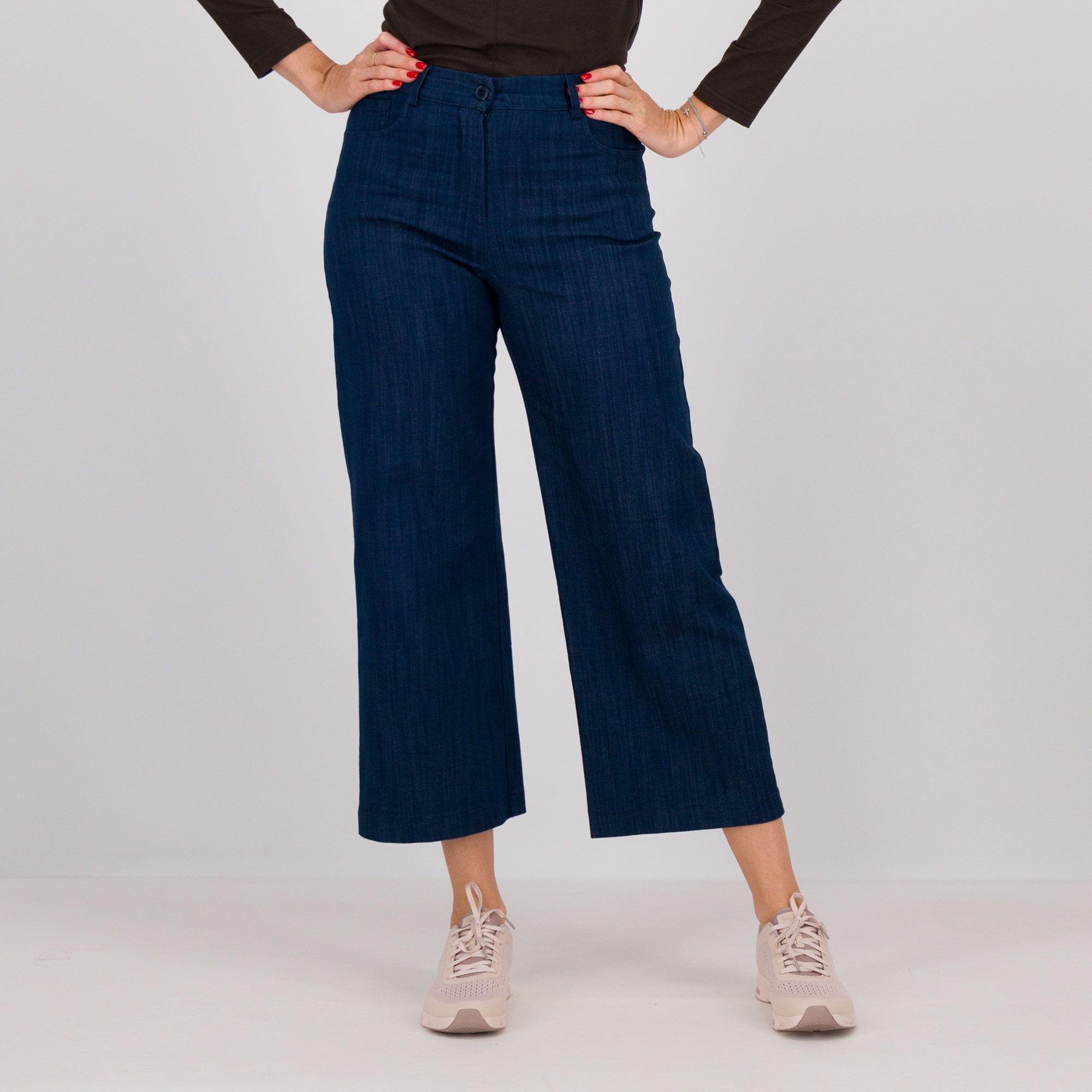 Image of Caterina Lancini Jeans gamba ampia lunghezza caviglia061