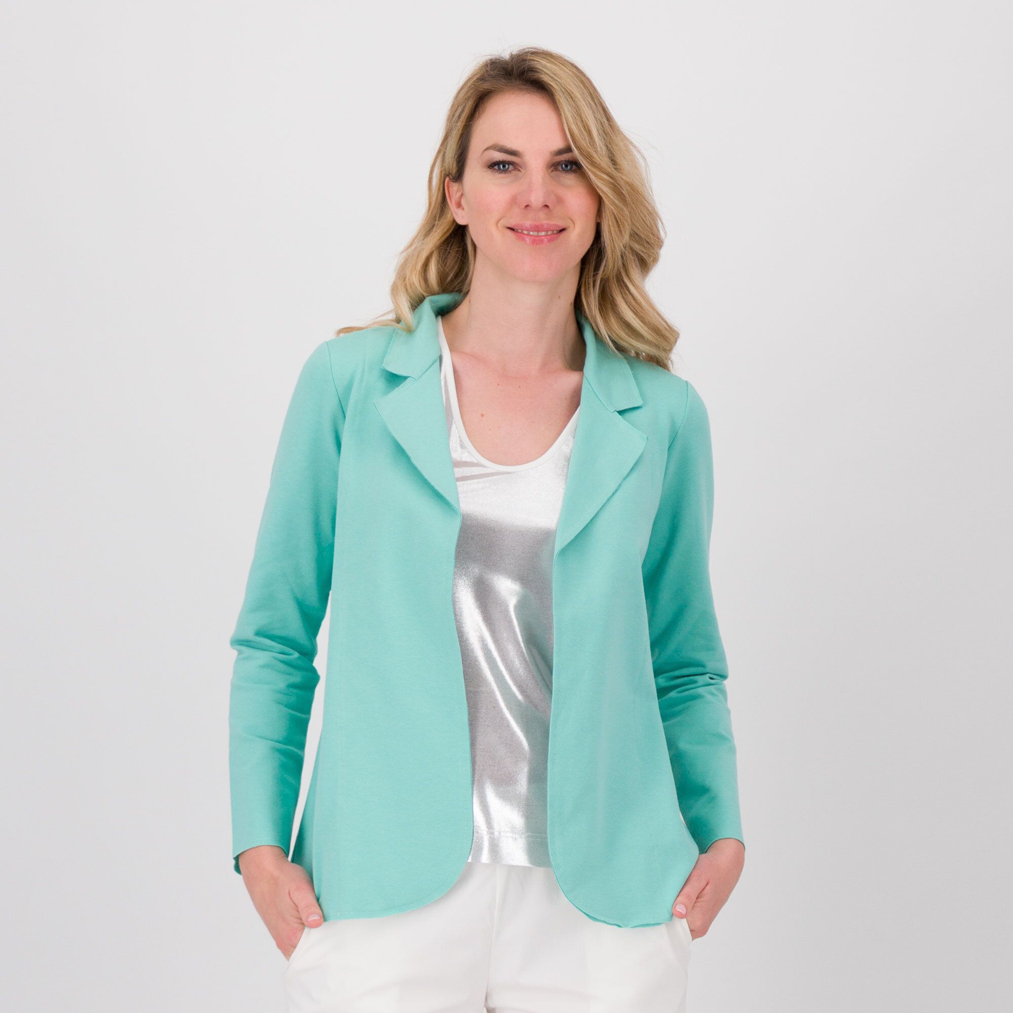 Image of Bianca Della Torre Blazer in felpa con maniche lunghe061