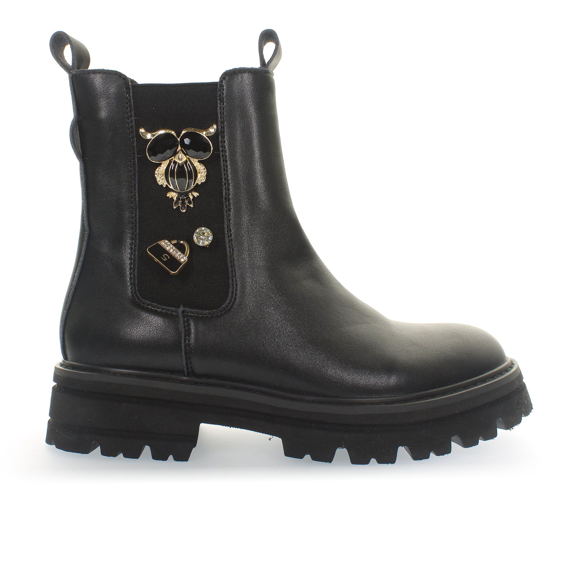Kharisma
Stivaletti Chelsea
con charm
e tacco 4cm