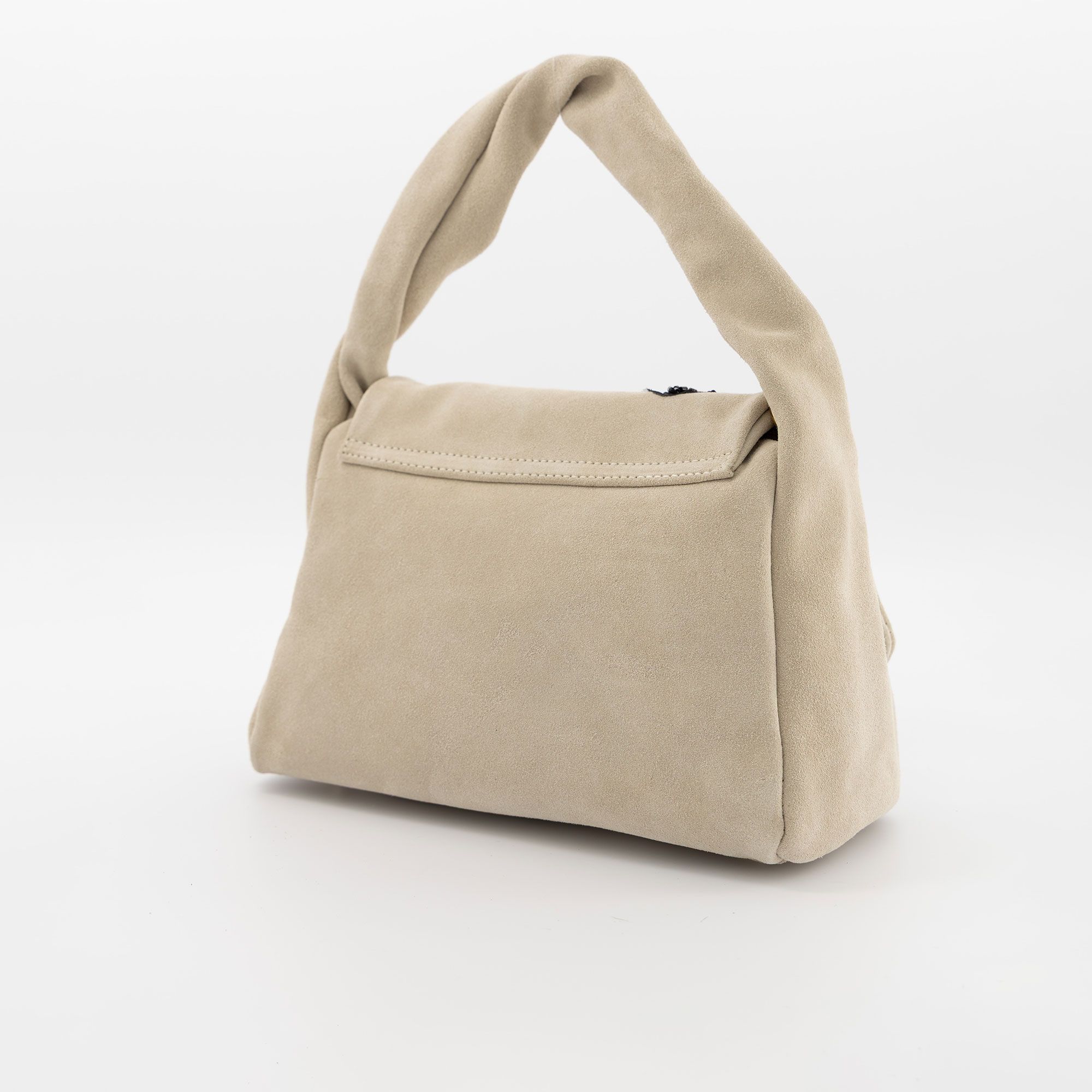 Stefano Ghilardi Borsa a mano con tracolla regolabile e patta decorata