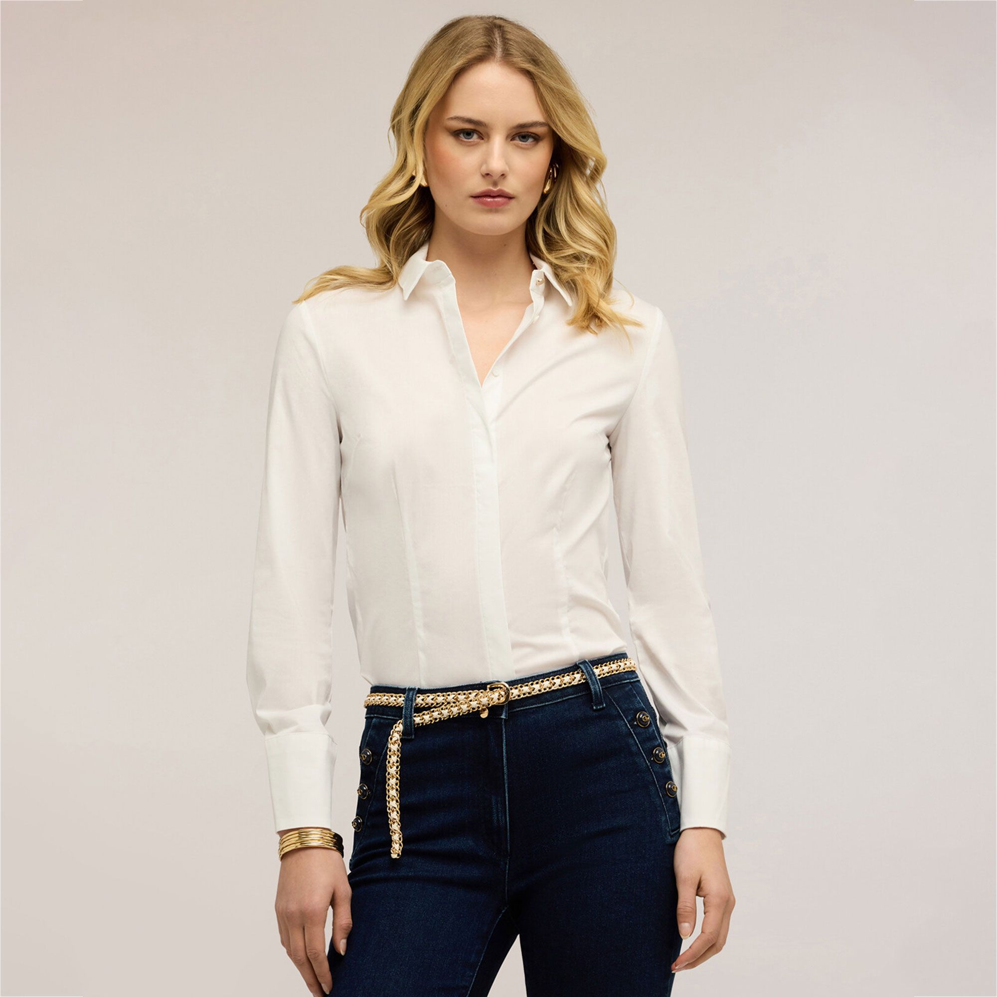 Motivi
Camica in misto
cotone a maniche
lunghe