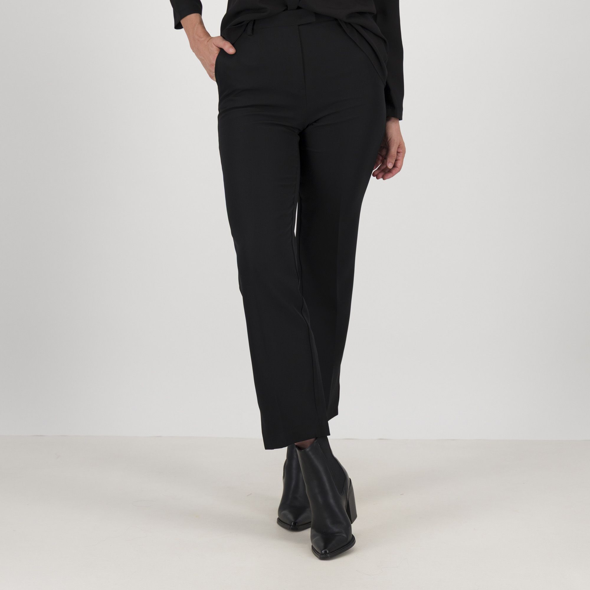 Caterina Lancini Pantaloni a sigaretta con elastico anche Petite