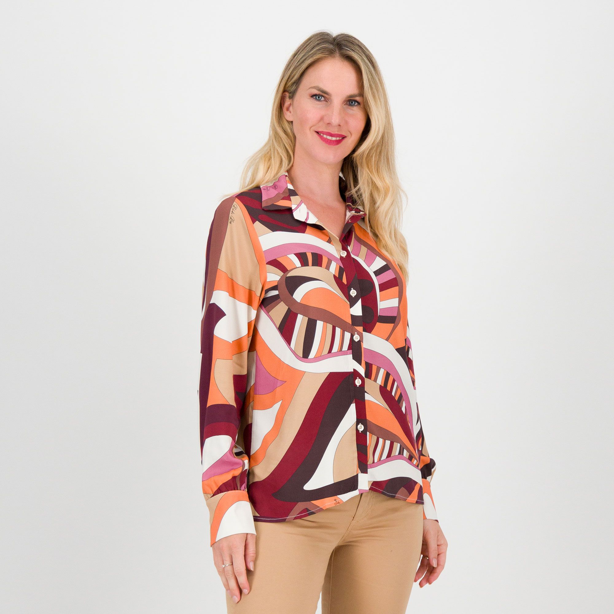 Rebeka Ross
Camicia fantasia
astratta a maniche
lunghe