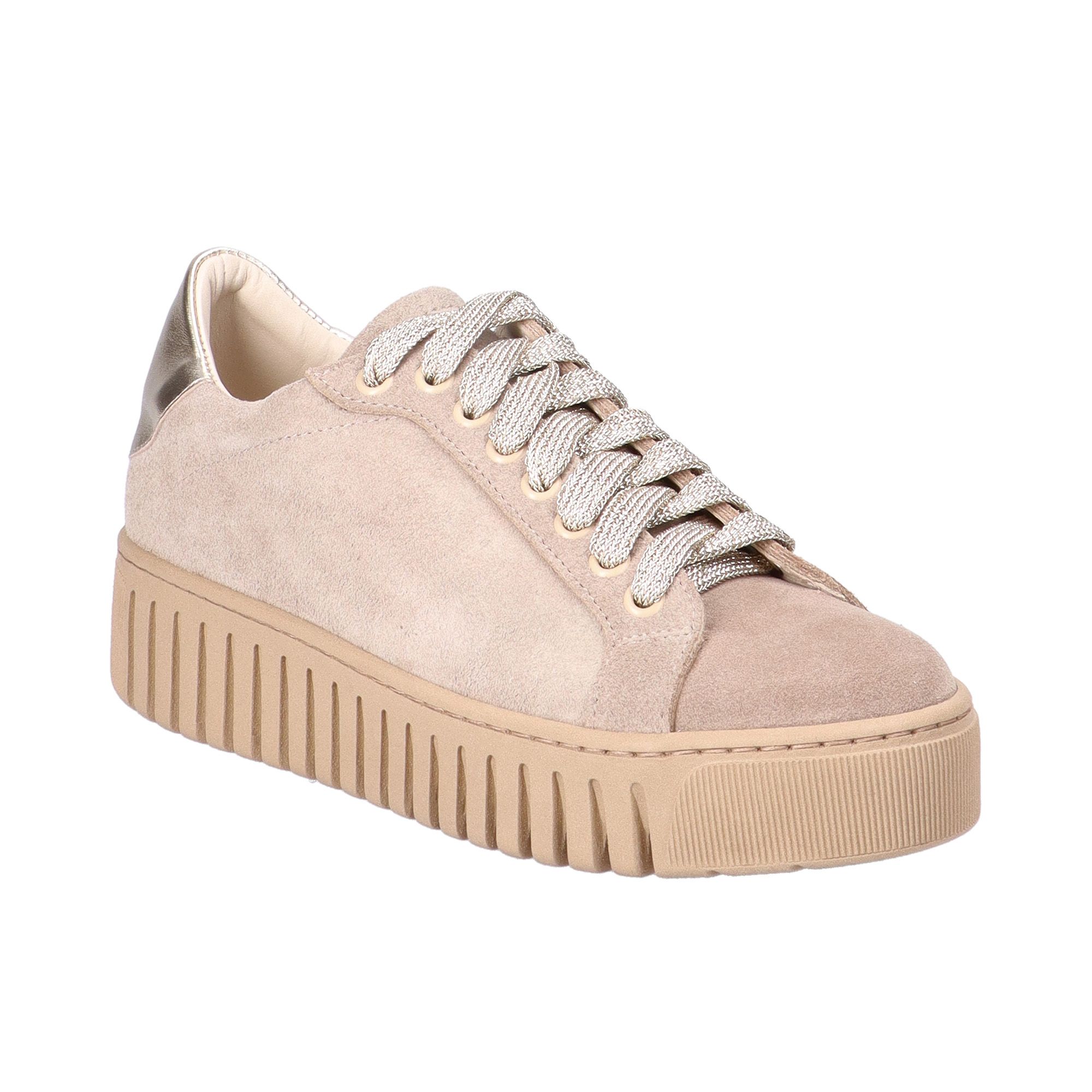 Le Serpentini
Sneakers
in pelle scamosciata
con suola 4 cm