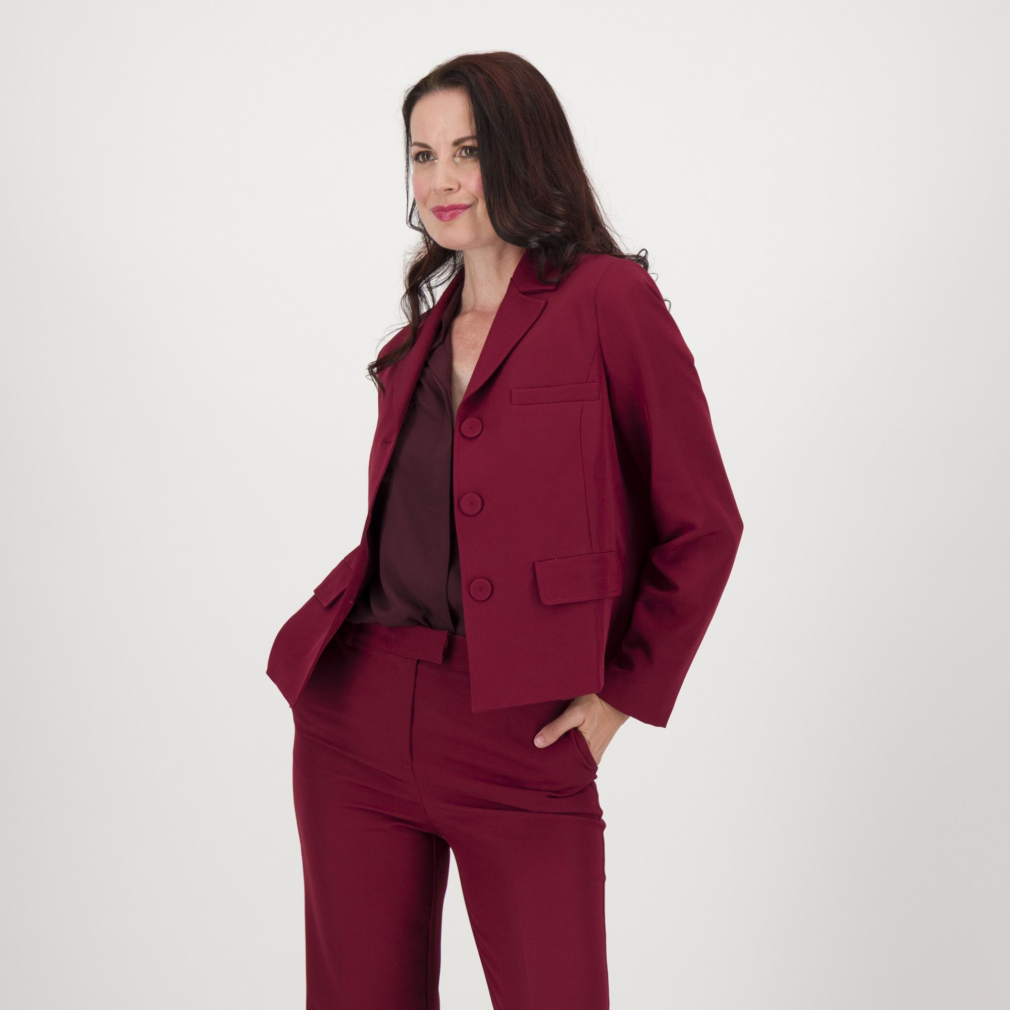 Caterina Lancini
Giacca a maniche
lunghe con scollo
rever