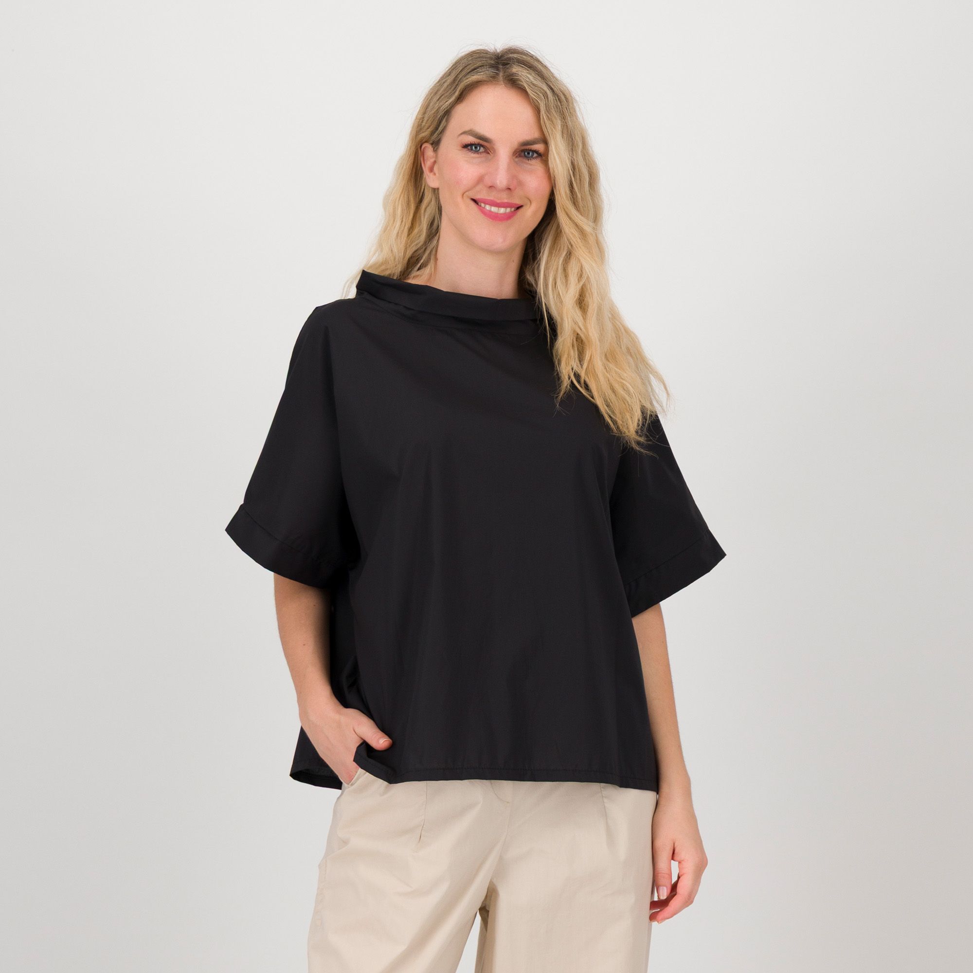 Lucrezia Sciortino Camicia in cotone a maniche corte