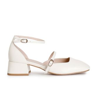 CafèNoir
Ballerine in pelle 
con cinturino e 
tacco 4 cm