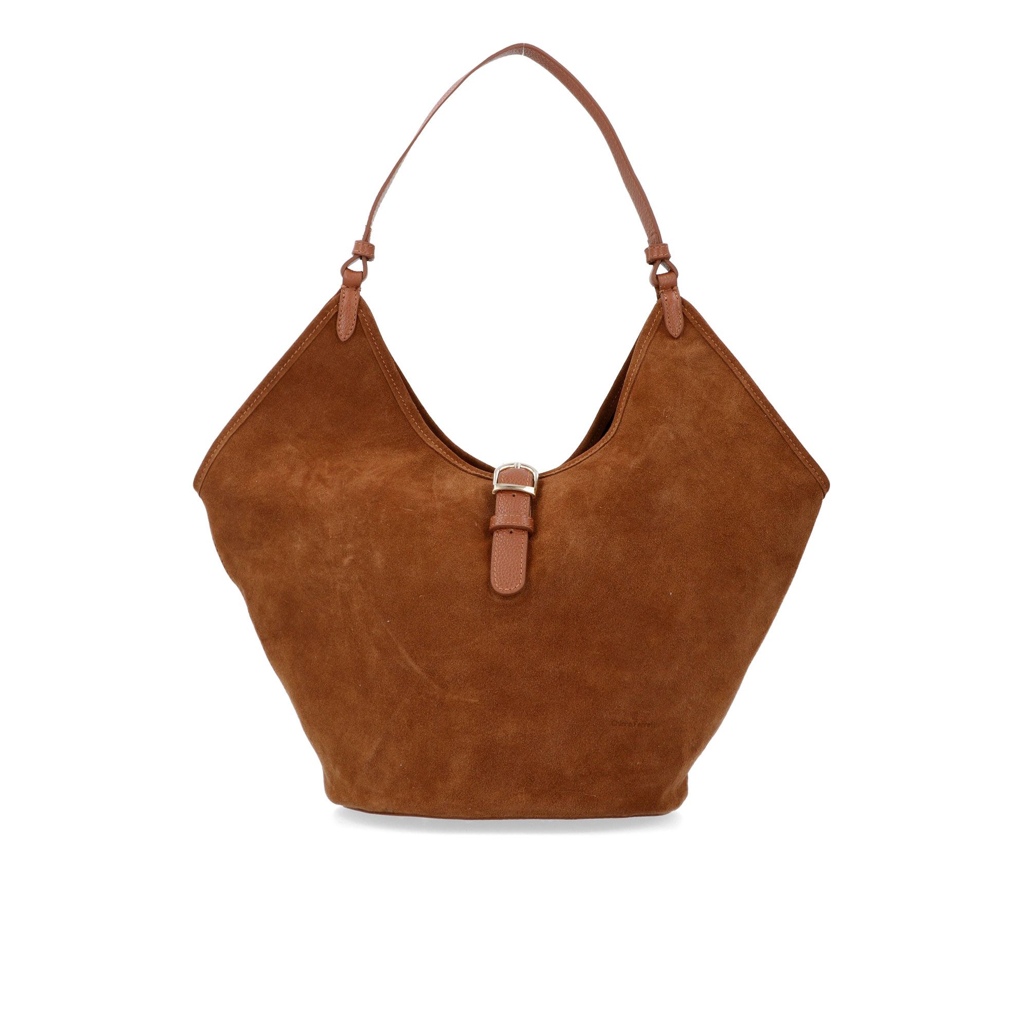 Chiara Ferretti Borsa a spalla in pelle scamosciata
