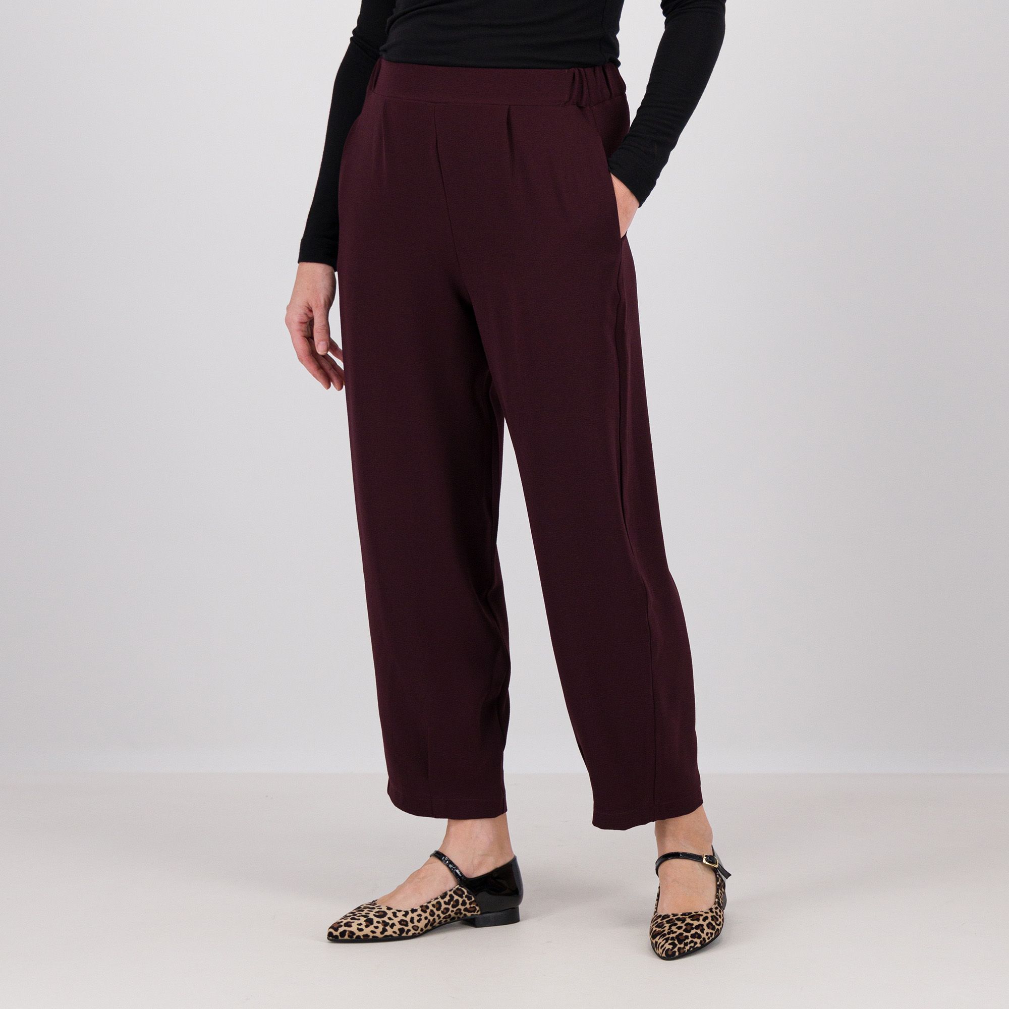 QVC M’ama Pantaloni balloon in tessuto creponne anche Petite