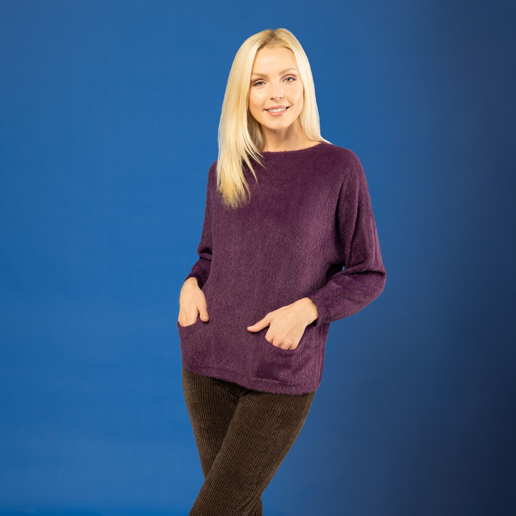 Enjoy Tricot
Maglione in misto
viscosa
effetto peluche