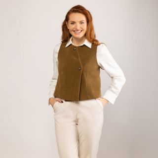 Olly Doo
Gilet
in tessuto
a coste