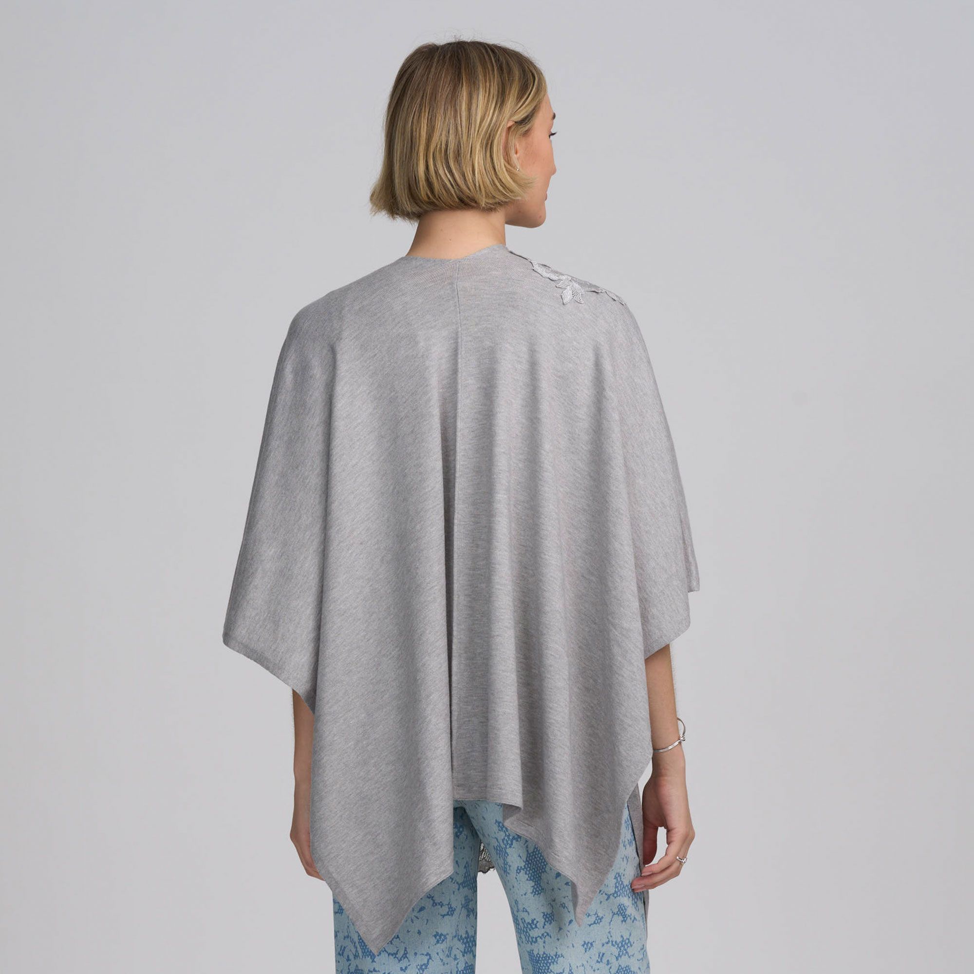ELLE Poncho darappeggiato