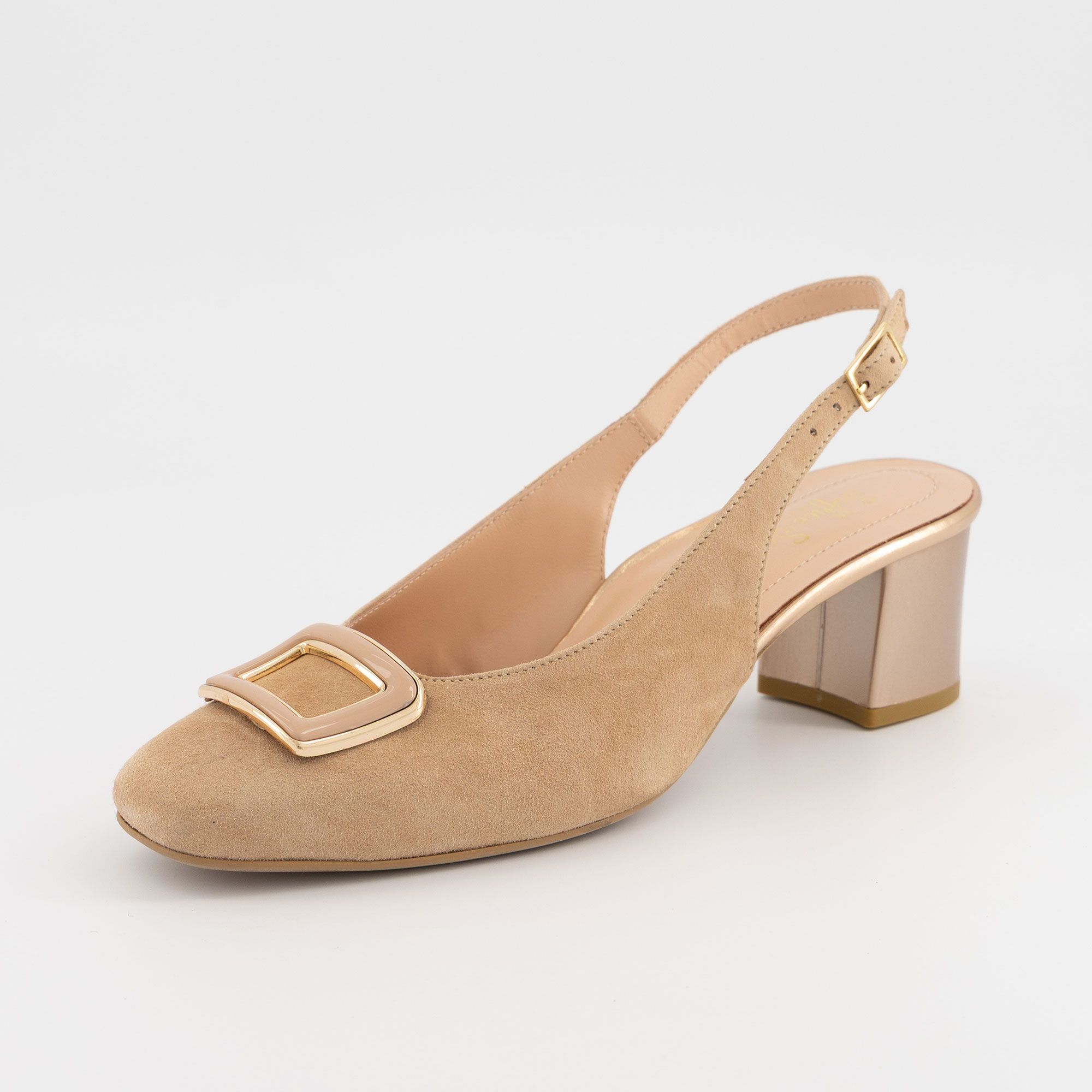 Soffice Sogno
Dècolletè in pelle
scamosciata con
tacco 5cm