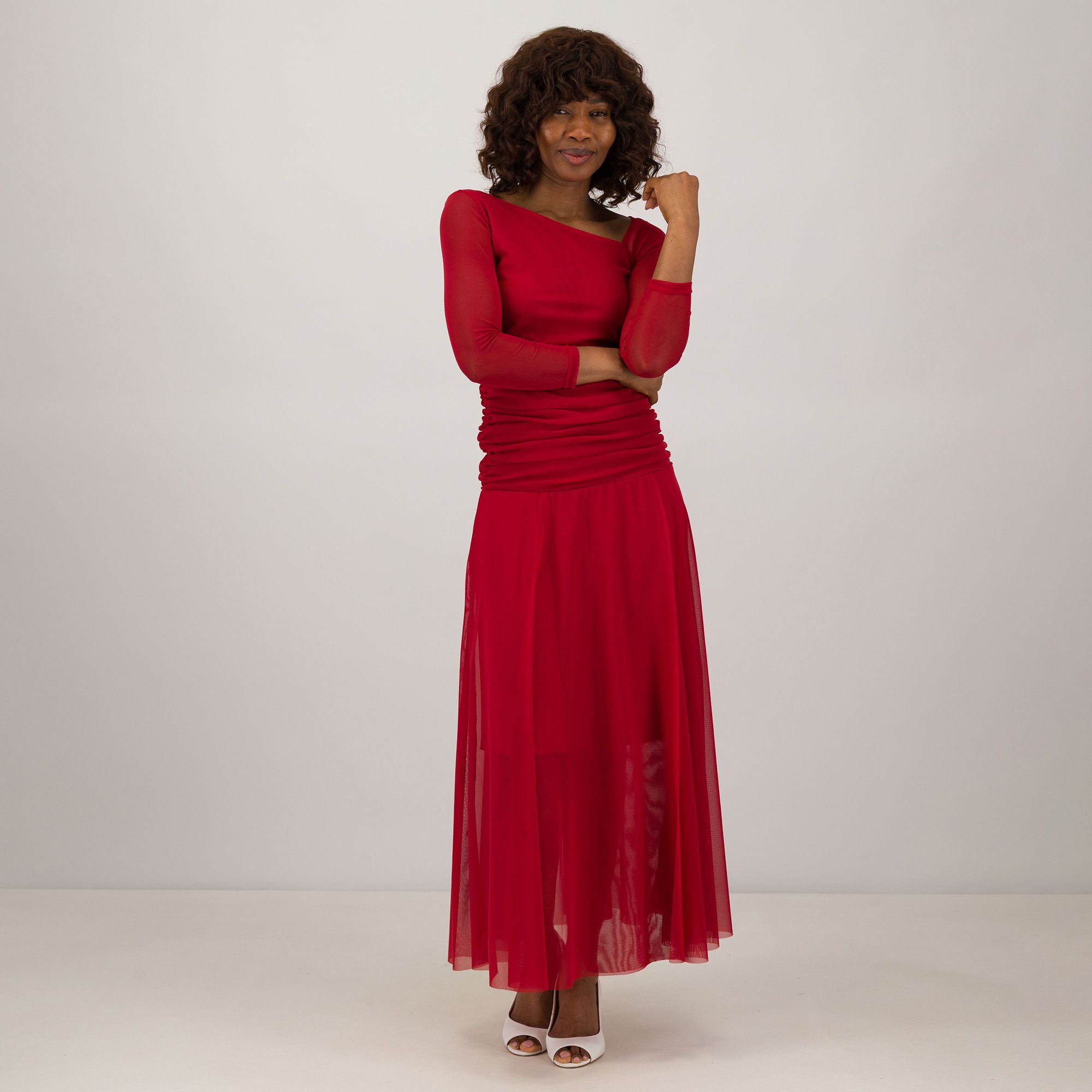 M’ama
Abito lungo
in tulle con
sottogonna